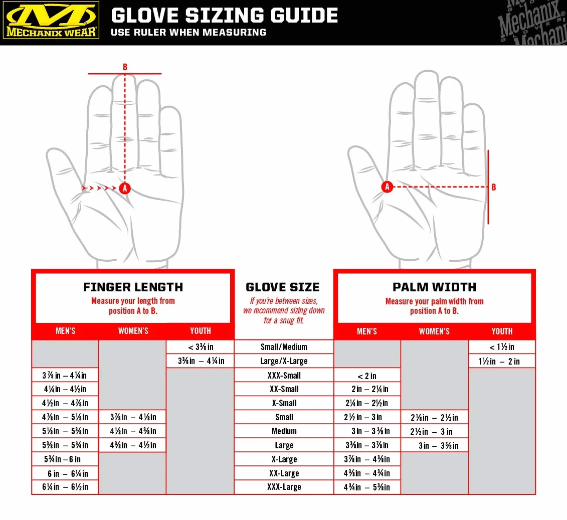 Mechanix Wear FastFit Covert Touch Screen Guantes Negro