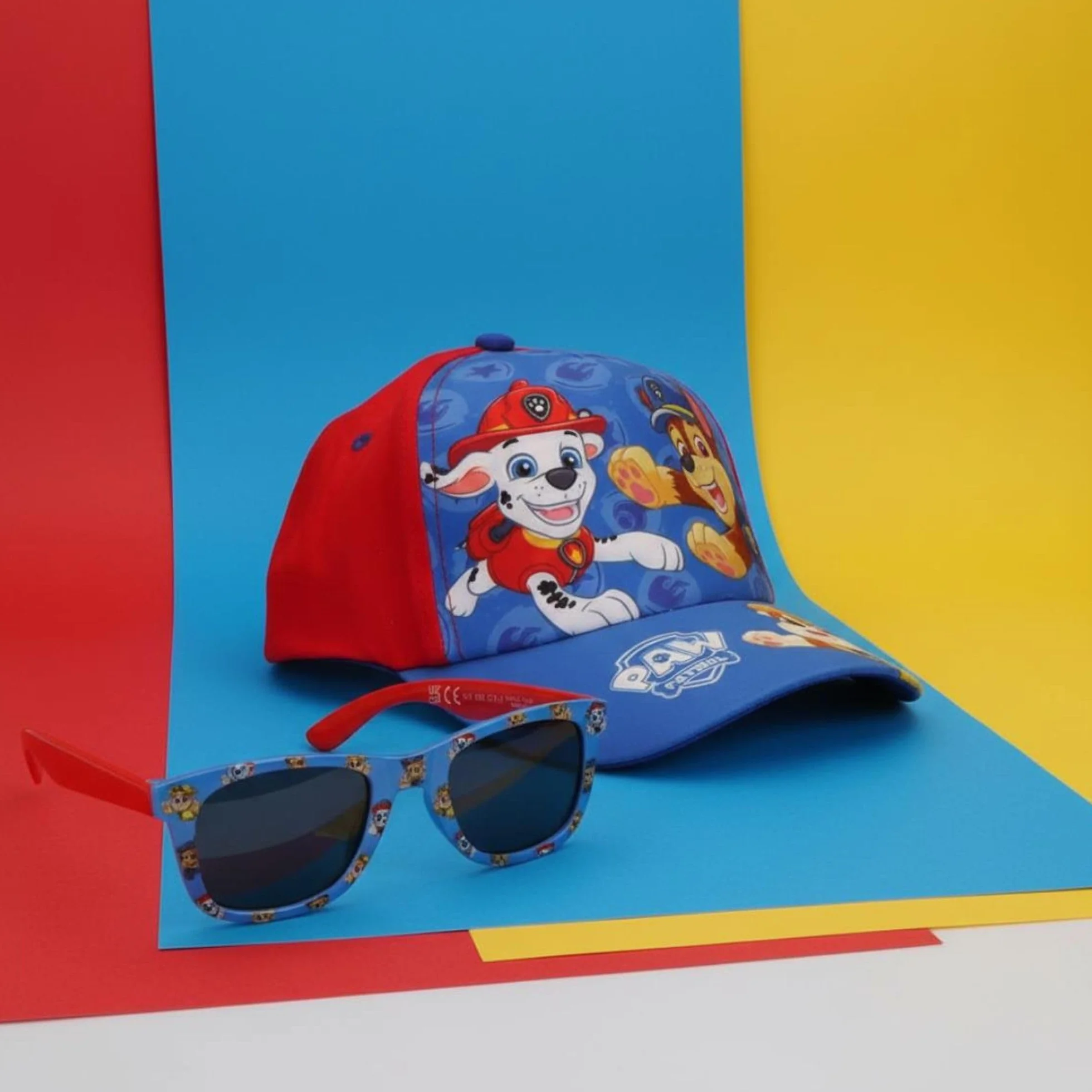 Paw Patrol Gorra y Gafas de Sol Set Infantil UV400 Protección Solar Ajustable Verano