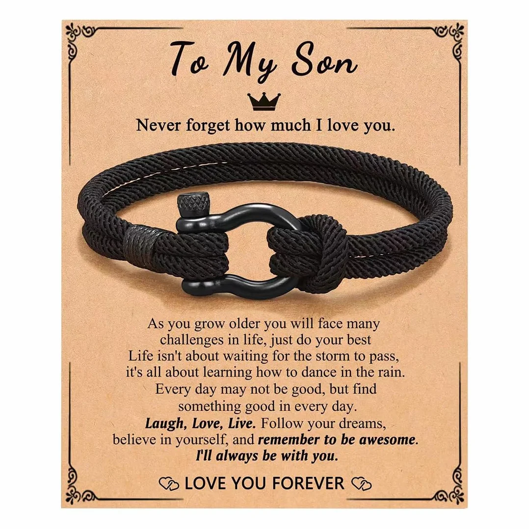 Pulsera Original para Chico, Regalo Cumpleaños para Hijo 10-21 Años