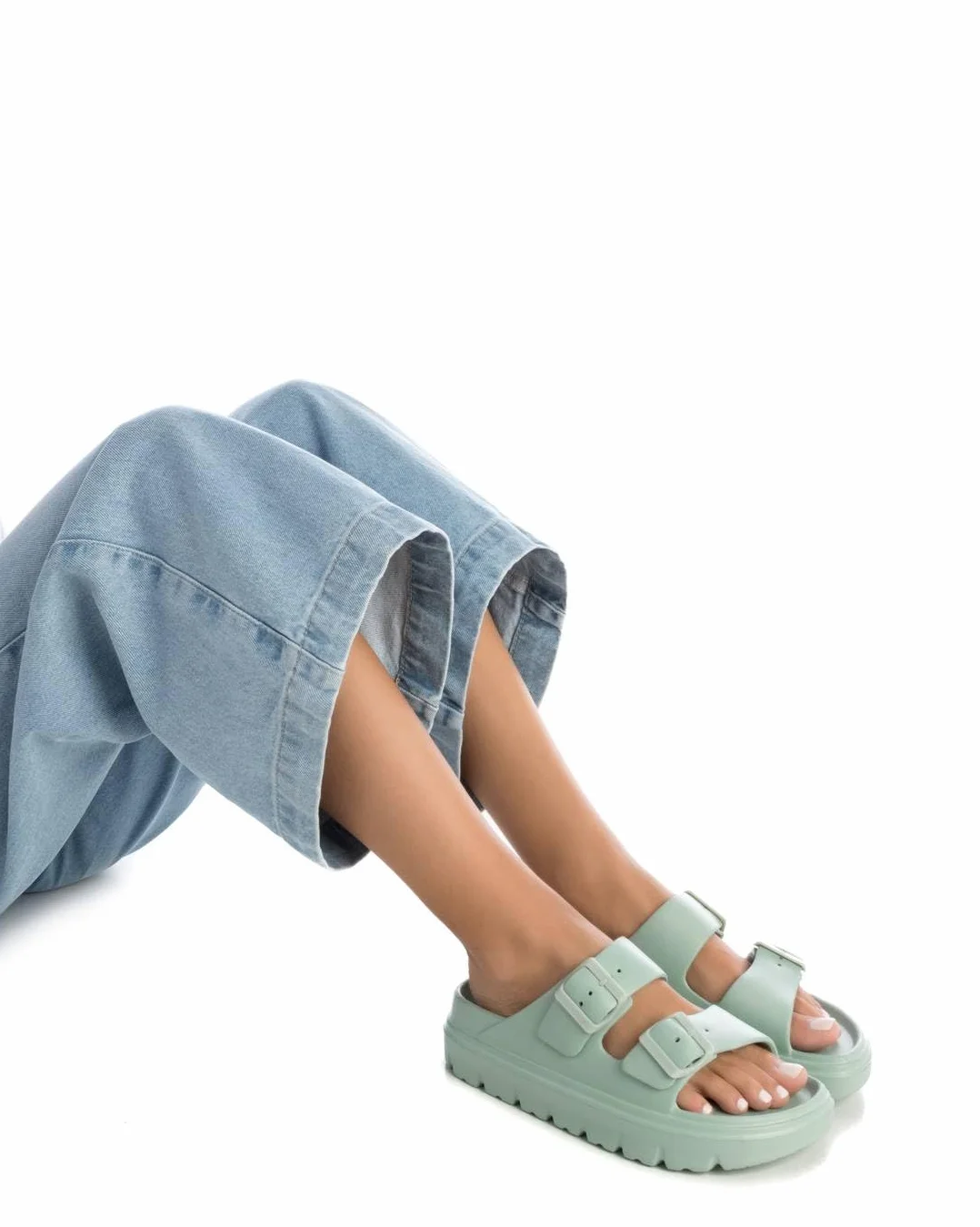 Chancla Mujer Calzado Cómodo Versátil Moda Casual XTI