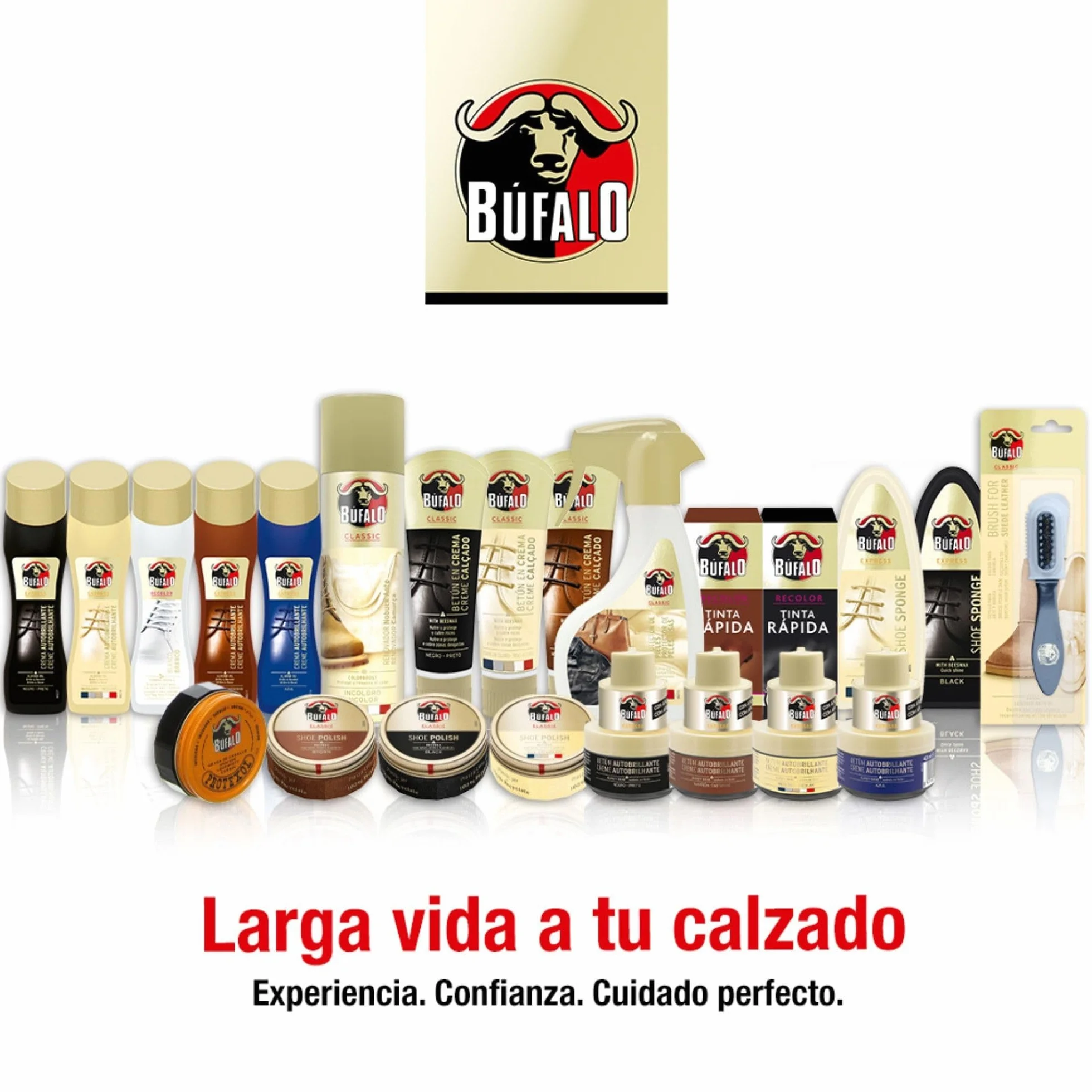 Búfalo Spray Impermeabilizante Calzado 250ml Protector Zapatillas Transparente Repelente Agua Suciedad