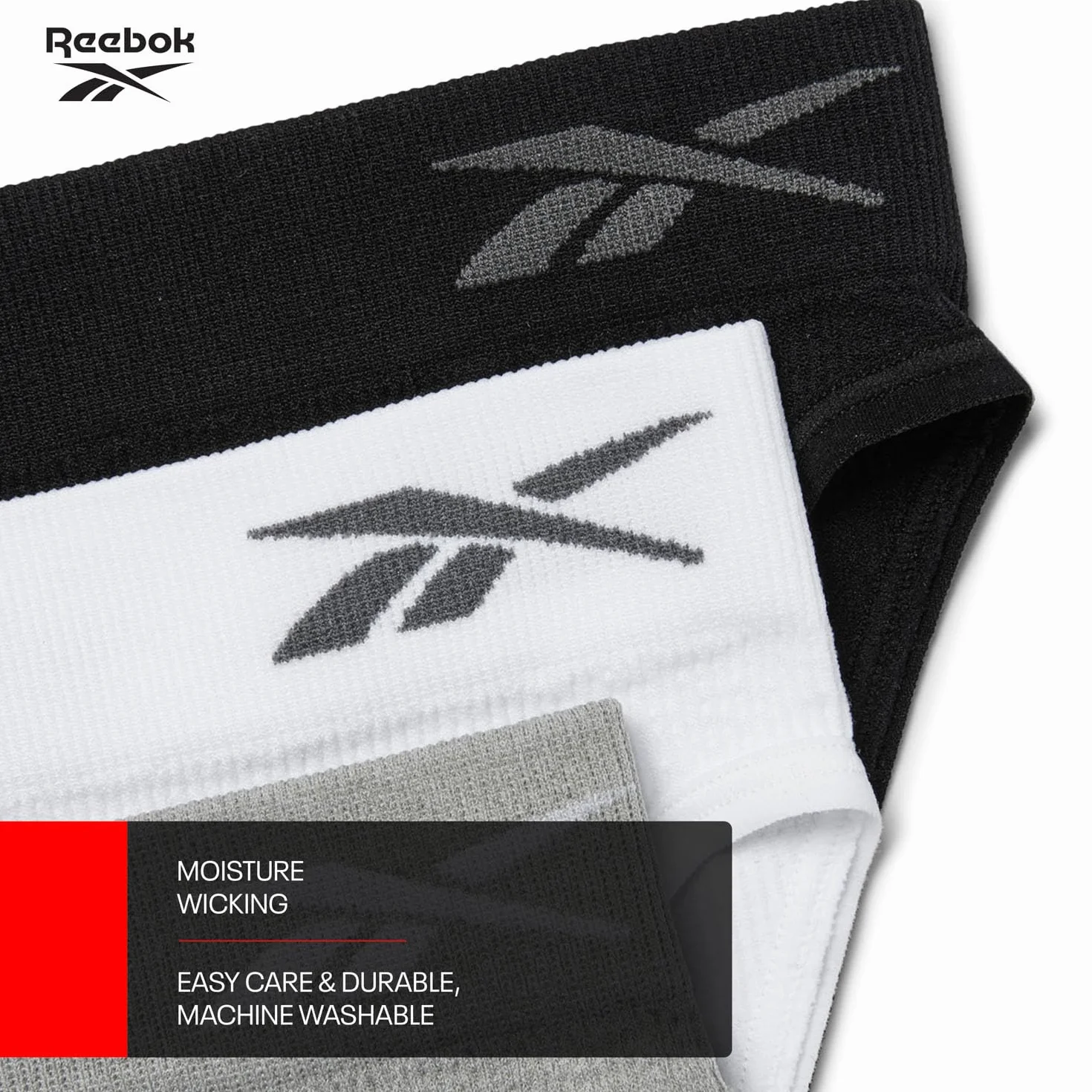 Reebok KAM Ropa Interior Mujer Pack de 3