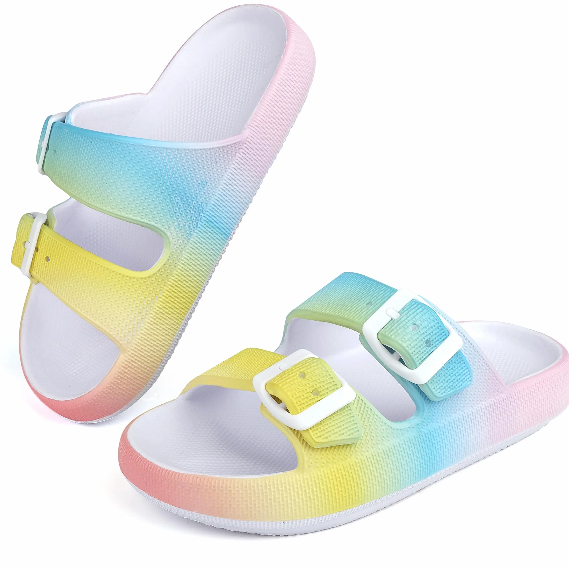 Chanclas de Baño y Playa Niña Niño Ajustable Eva Sandalias Antideslizantes 30-38 EU