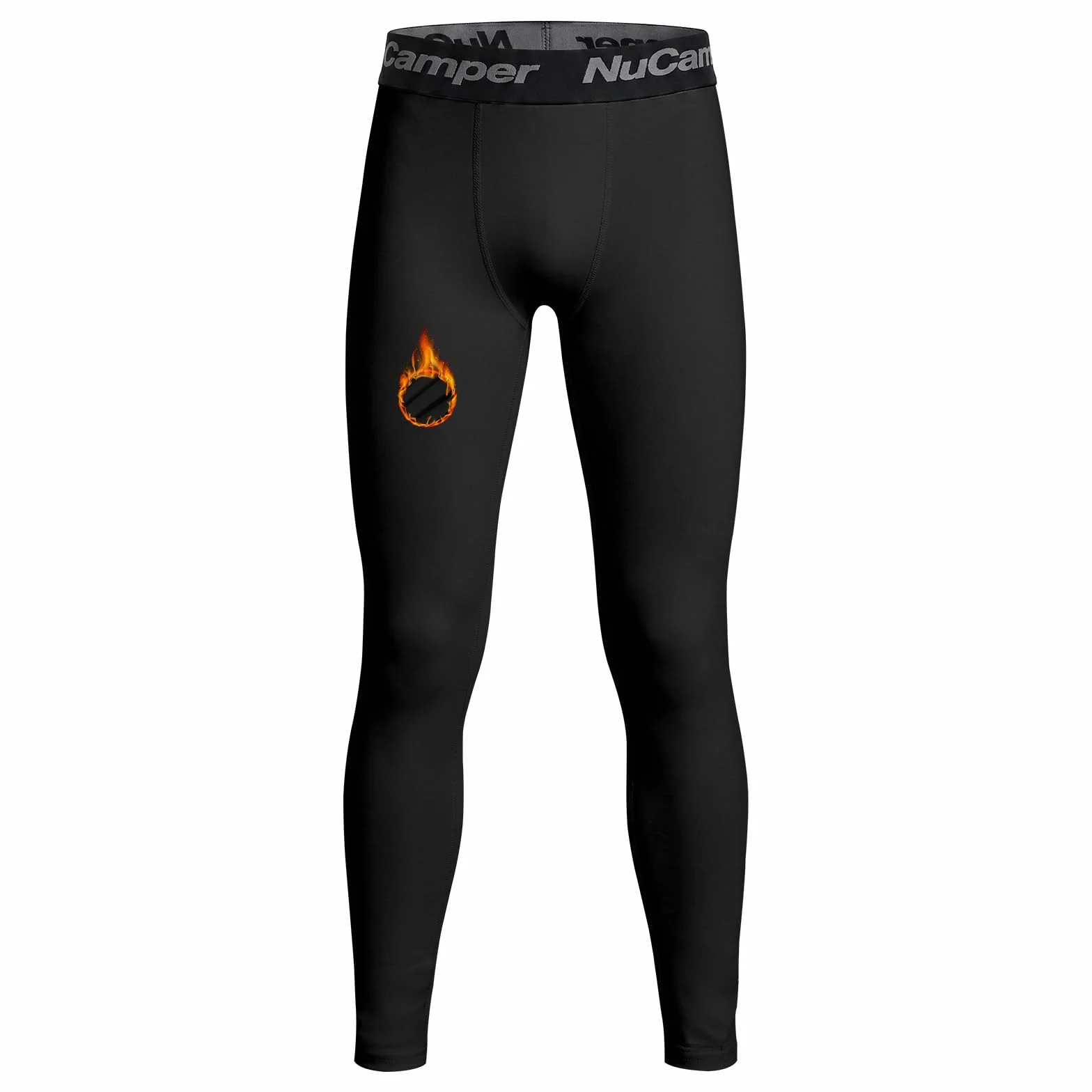 NuCamper Leggings Térmicos para Niños de Invierno, Pantalones de Compresión para Niños Tights Legging Mallas de Compresión de Secado Rápido Ropa Interior para Correr Fútbol Atlético y Baloncestom