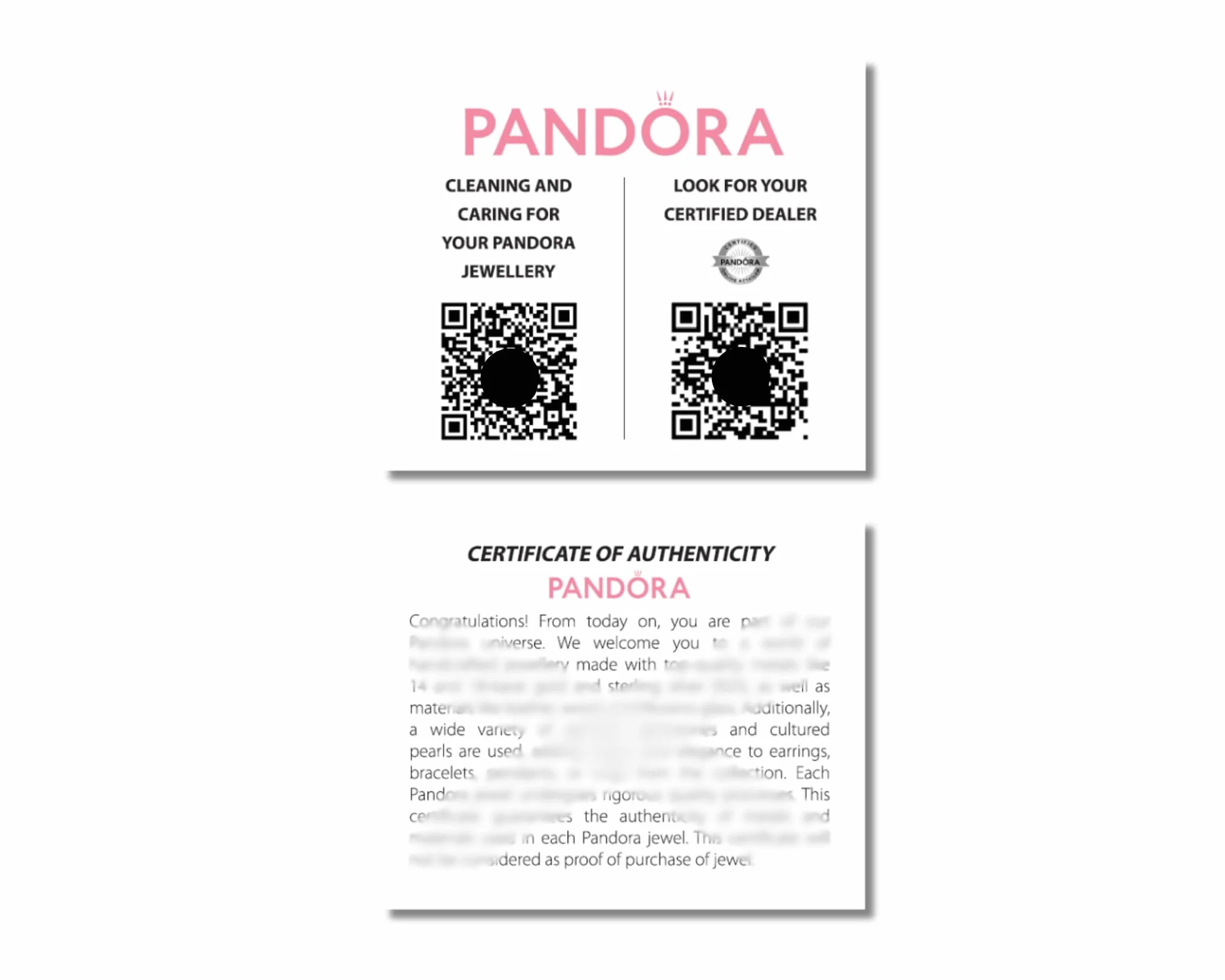 PANDORA Bolsa Ecológica para Joyas con Certificado de Autenticidad: Anillos, Pulseras, Colgantes, Pendientes y Charms (14 x 14 x 6 cm) (1)