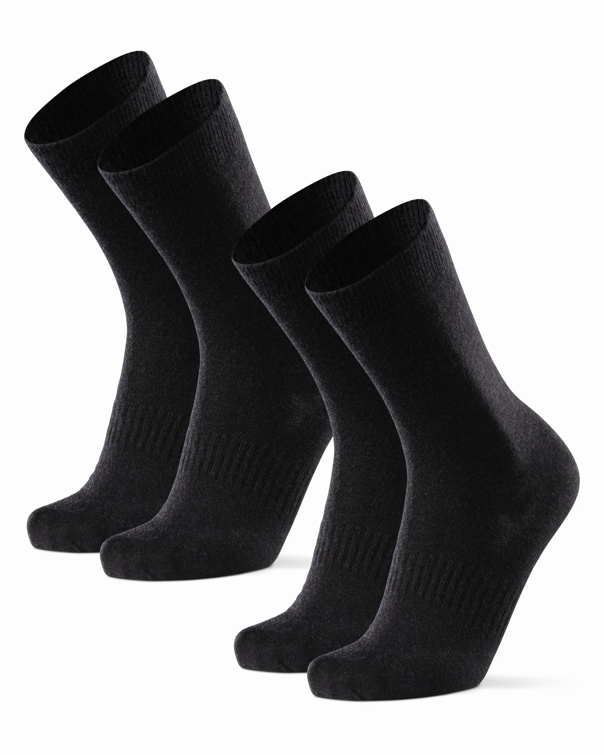 DANISH ENDURANCE Calcetines Ligeros de Senderismo en Lana Merino, Transpirables y Antiampollas, 2 o 4 Pack