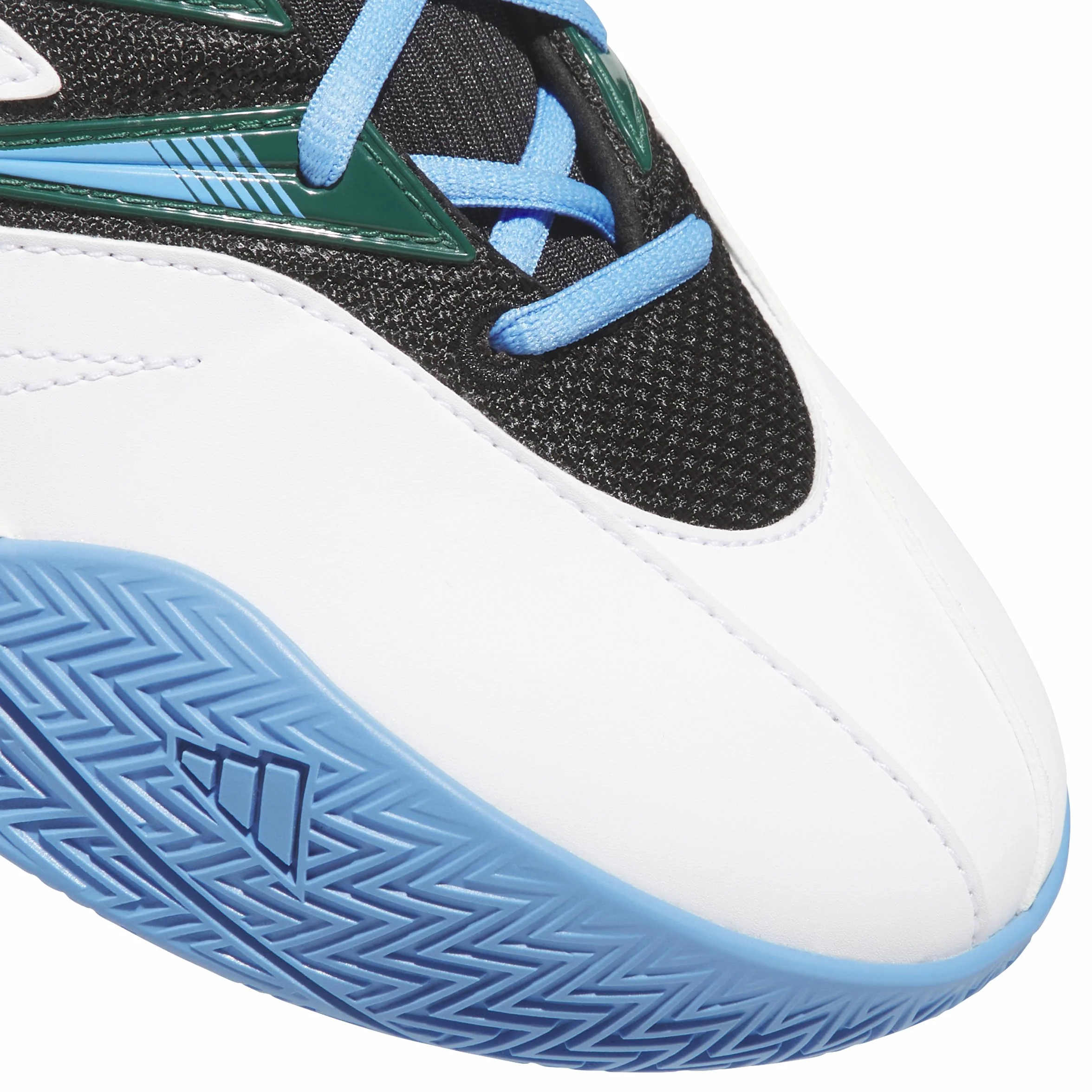 adidas Dame Certified 3 FTWR White Collegiate Green Blue Burst 38 EU