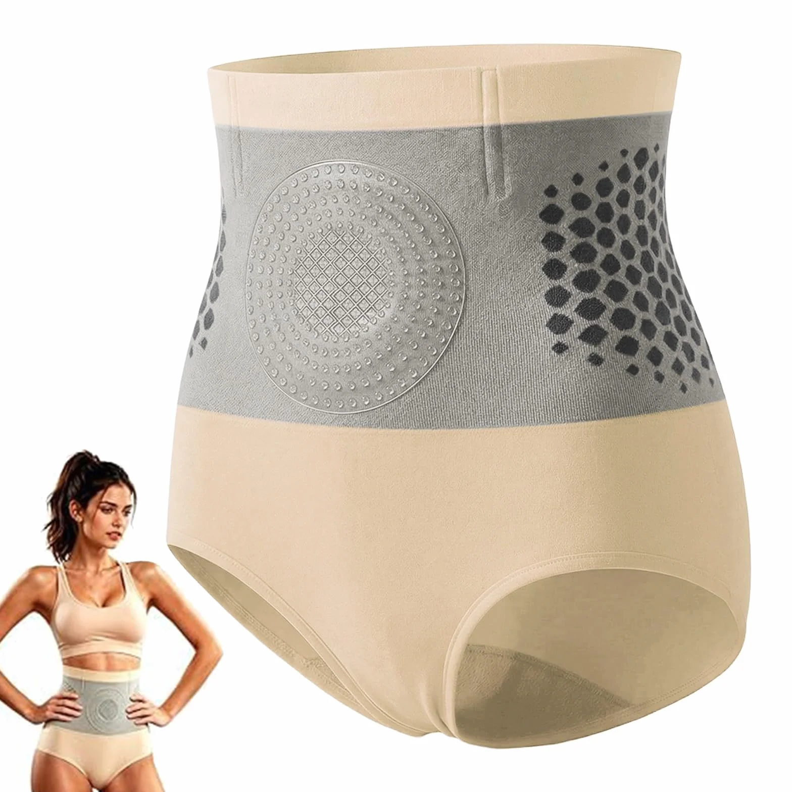 Pantalones Cortos Termogénicos Moldeadores Cintura Alta para Mujer Faja