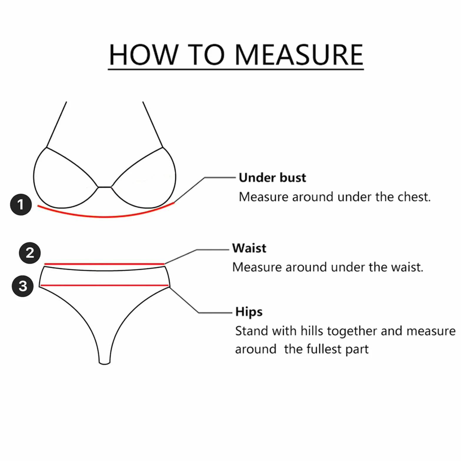 Conjuntos De Bikini Mujer Trajes De Baño Dos Piezas Cintura Alta Push Up