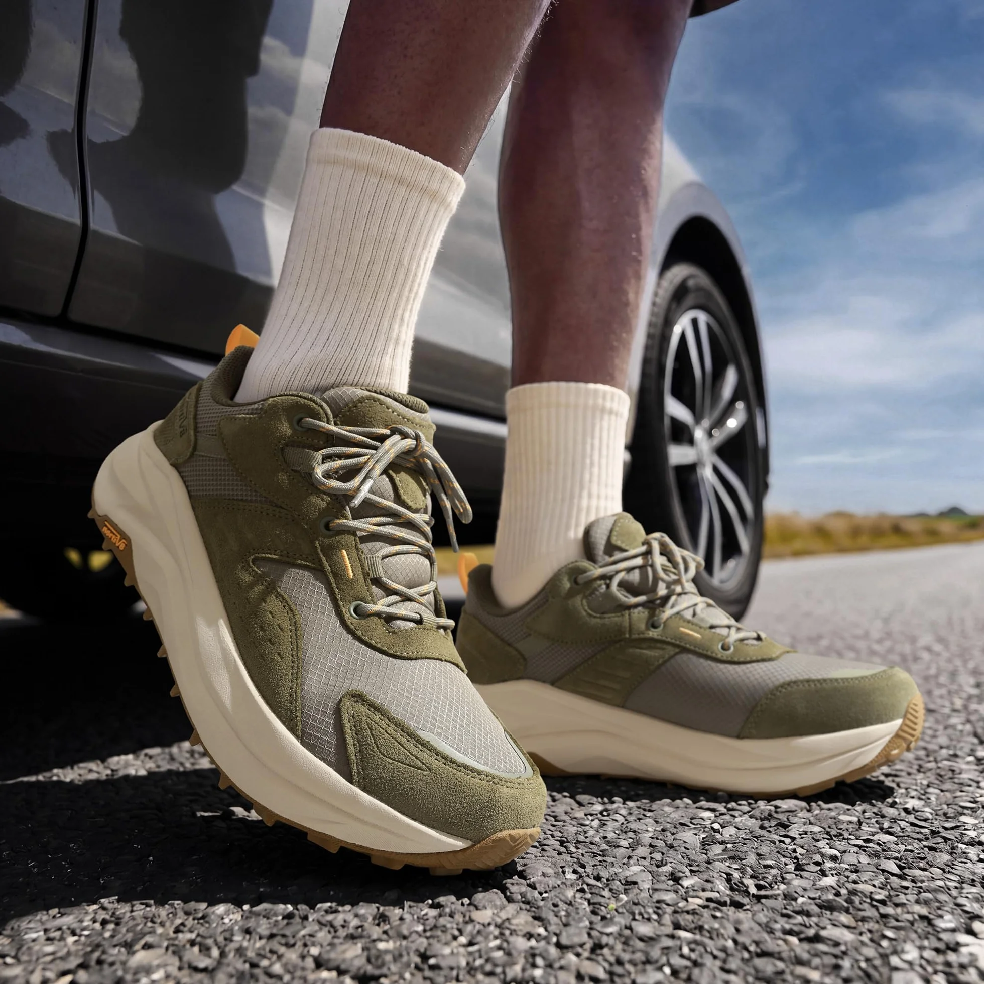 NORTIV 8 Botas Trekking Hombres Punta Ancha Impermeables Montaña Ligeros