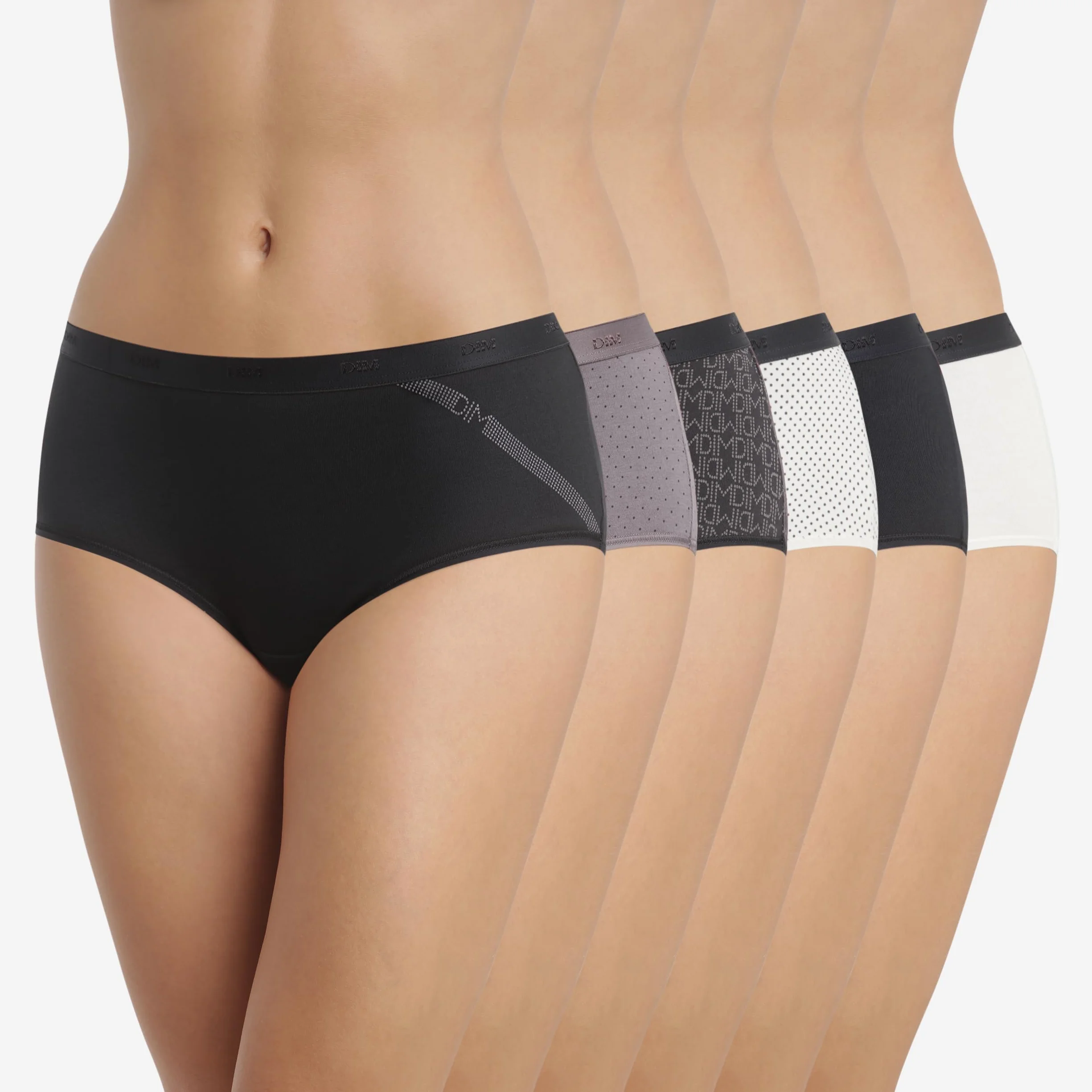 Bóxers Les Pockets Algodón Estampadas Mujer x6
