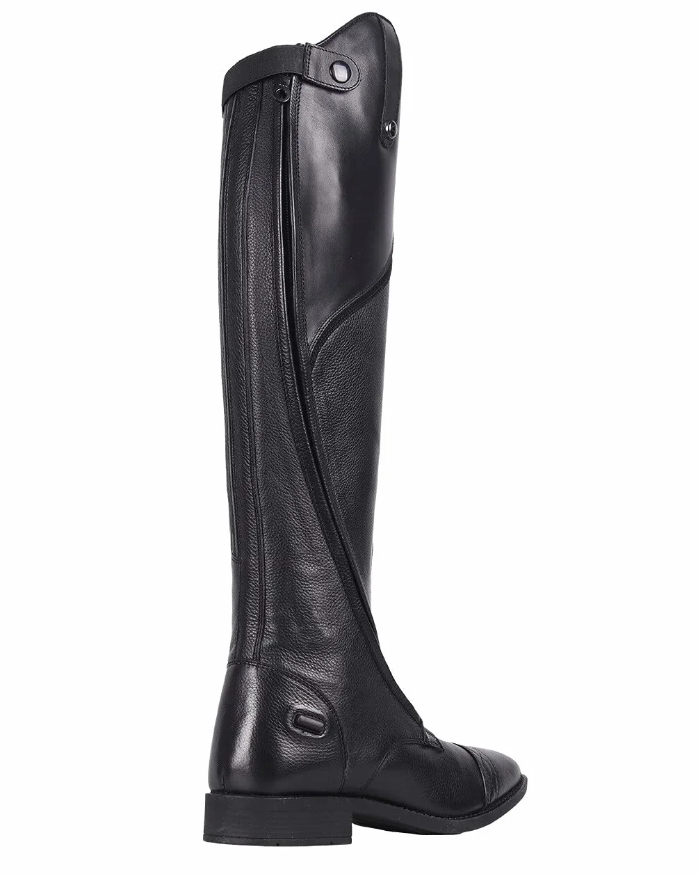 QHP Elegante bota de equitación piel mujer Tamar normal
