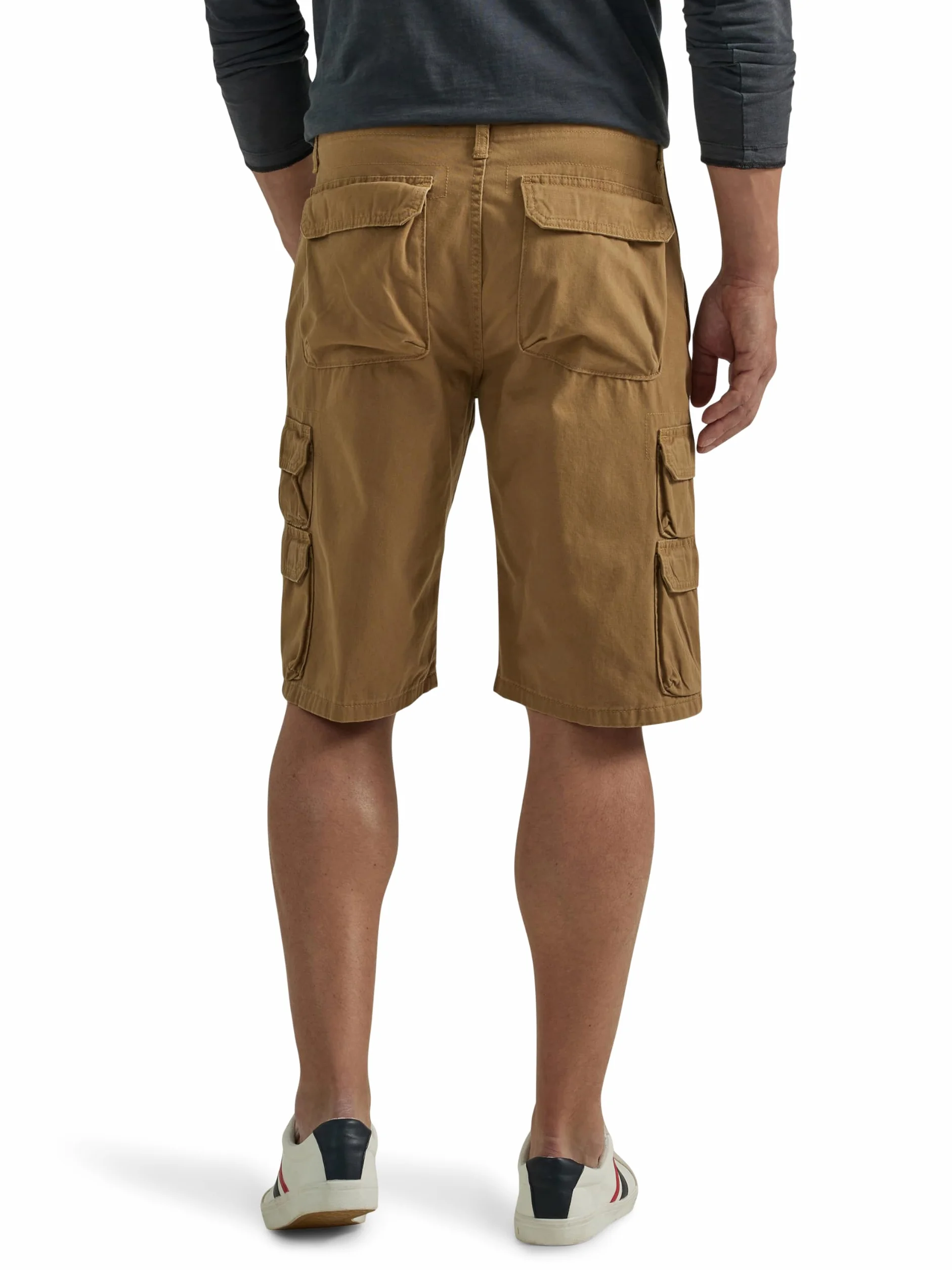 Wrangler Authentics Pantalón Corto Cargo de Sarga Premium Hombre