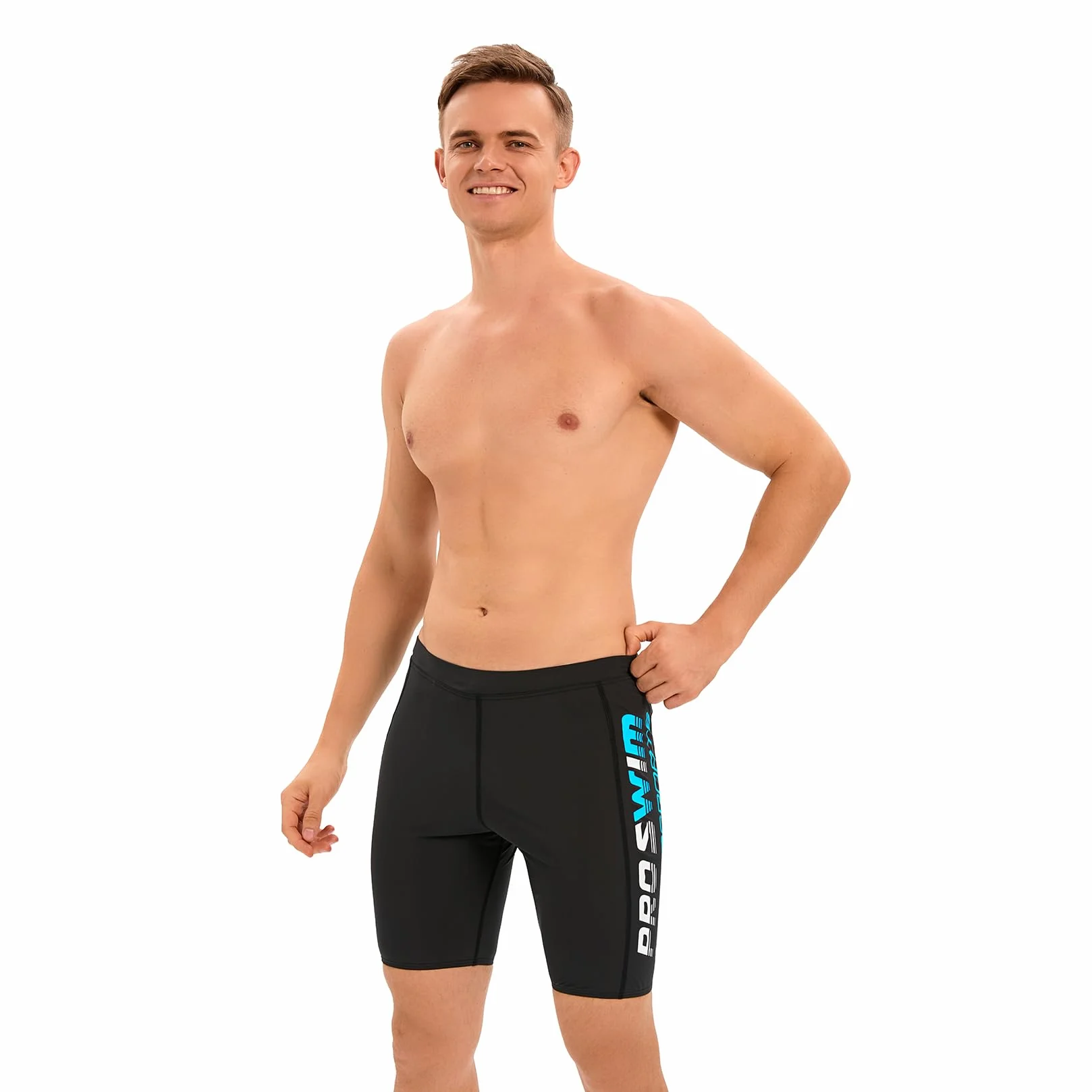 Veranobreeze Traje de baño para Hombre Jammer Natación Competición Endurance Long Racing Training