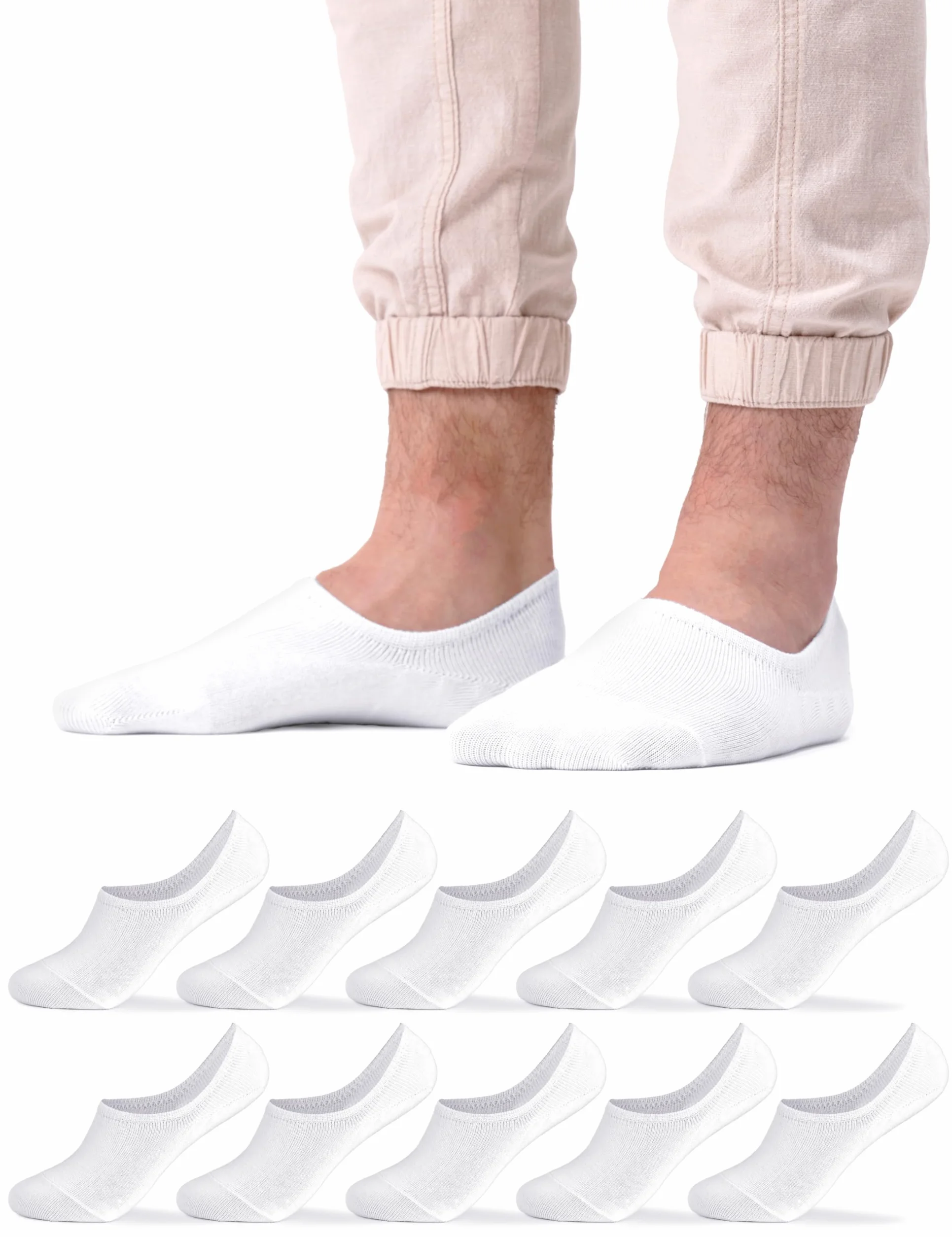Occulto Calcetines Invisibles Hombre 10 pares Strolch