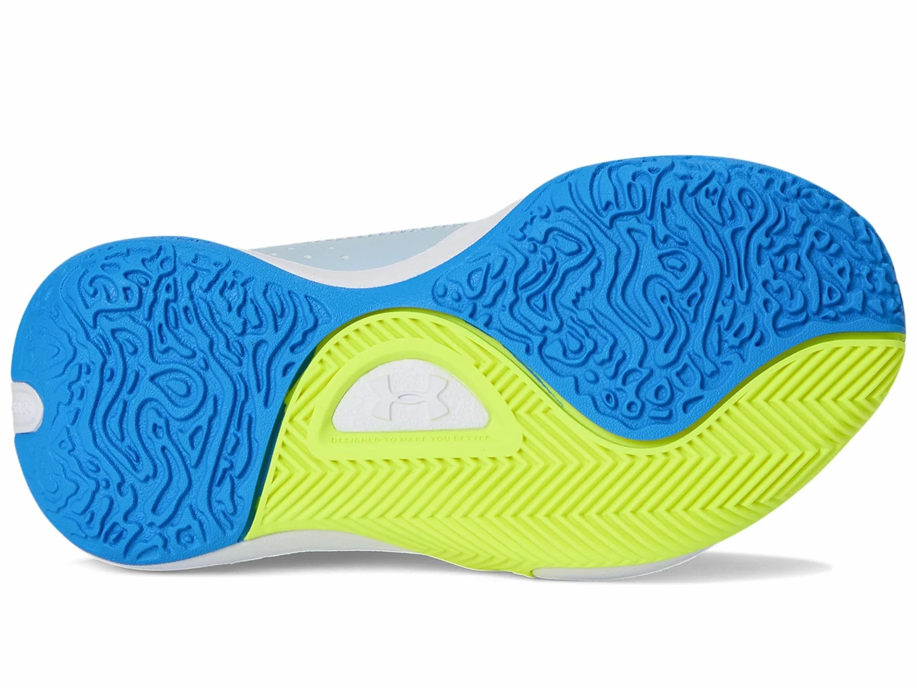 Under Armour Lockdown 7 Tenis Unisex para Niños Preescolares, Blue Calm/Blue Atlantis/Metallic, 13 Little Kid