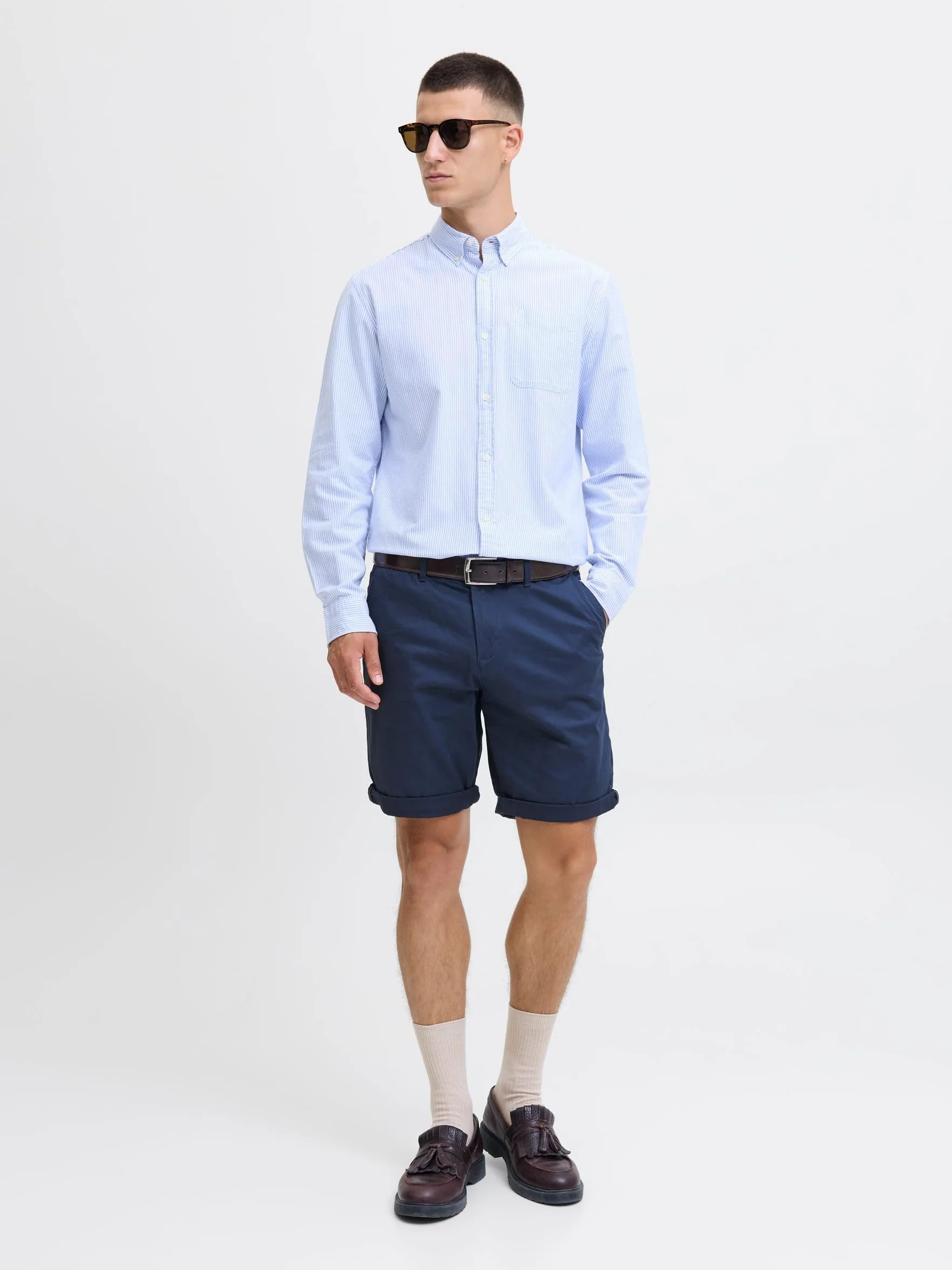 JACK & JONES Jjibowie Jjshorts Solid Bermudas para Hombre