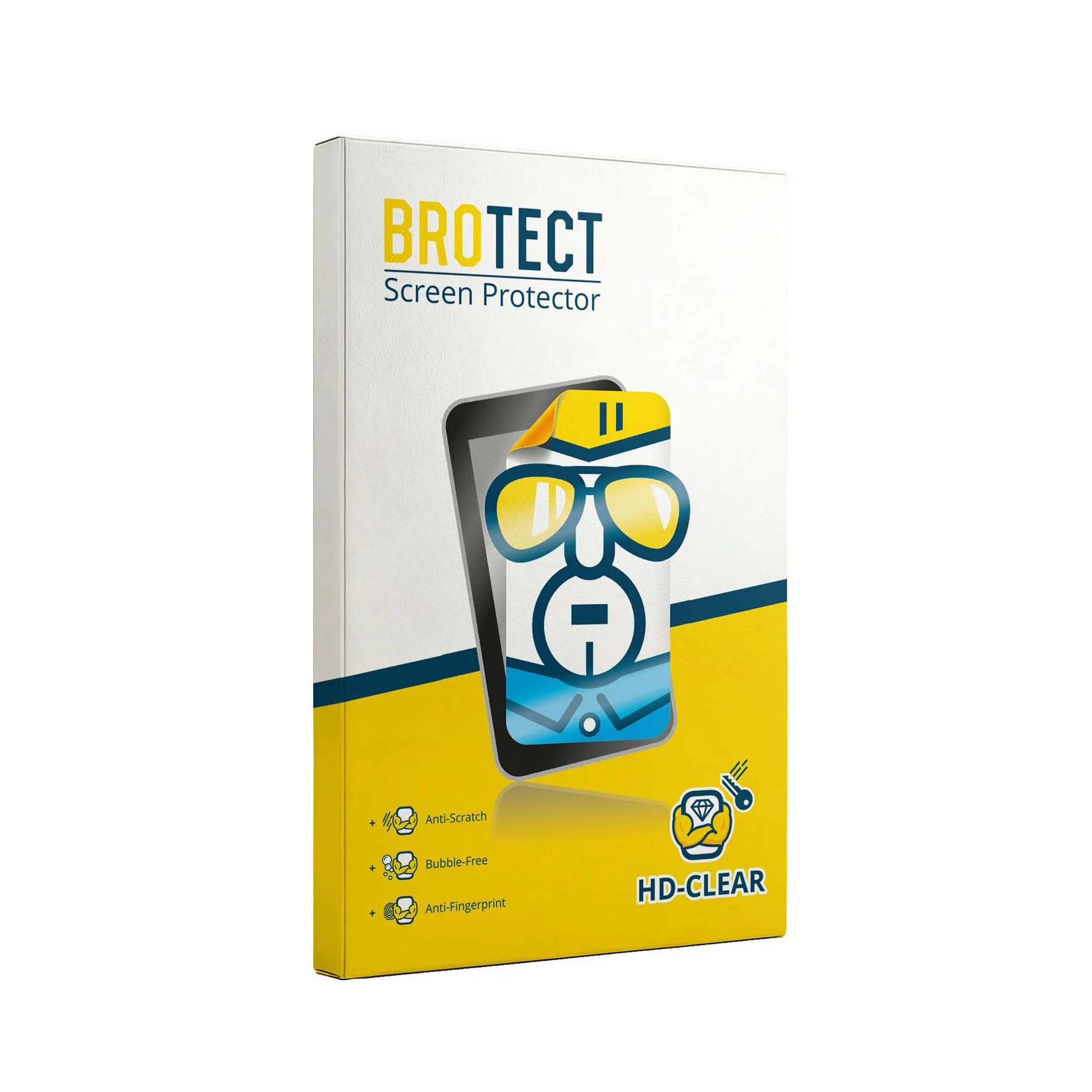 BROTECT Protector Pantalla para Casio Timeless Collection WS-1800 Transparente Anti-Huellas (6 Unidades)