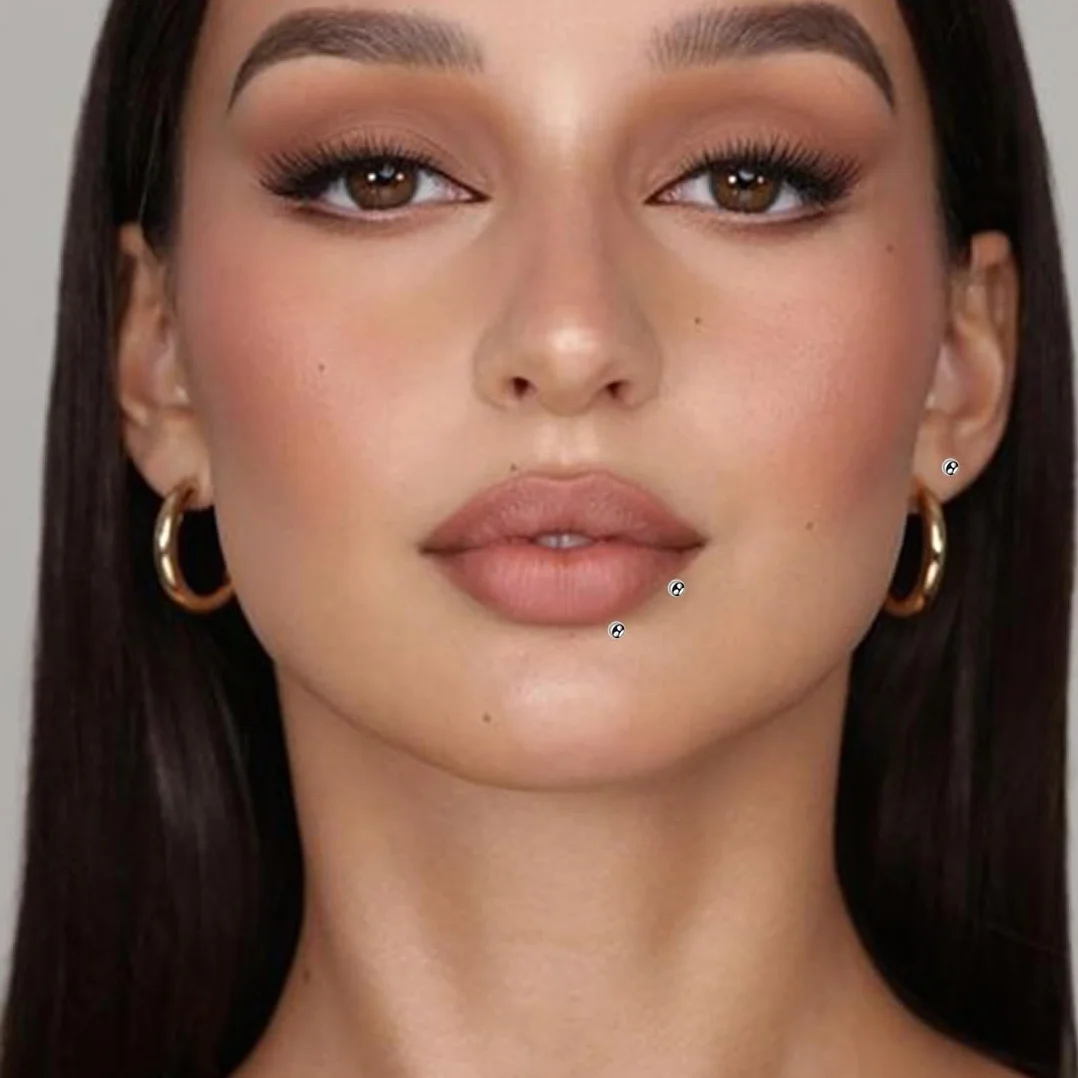 Acero Quirúrgico Piercing Labio 9 Pcs Labret Hilo Interno Tragus Helix Cartílago Pendientes Joyería