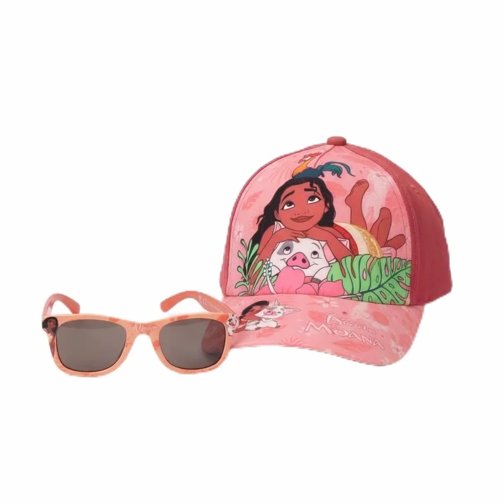 Moana Set Gorra y Gafas de Sol para Niños Original - Protección Solar
