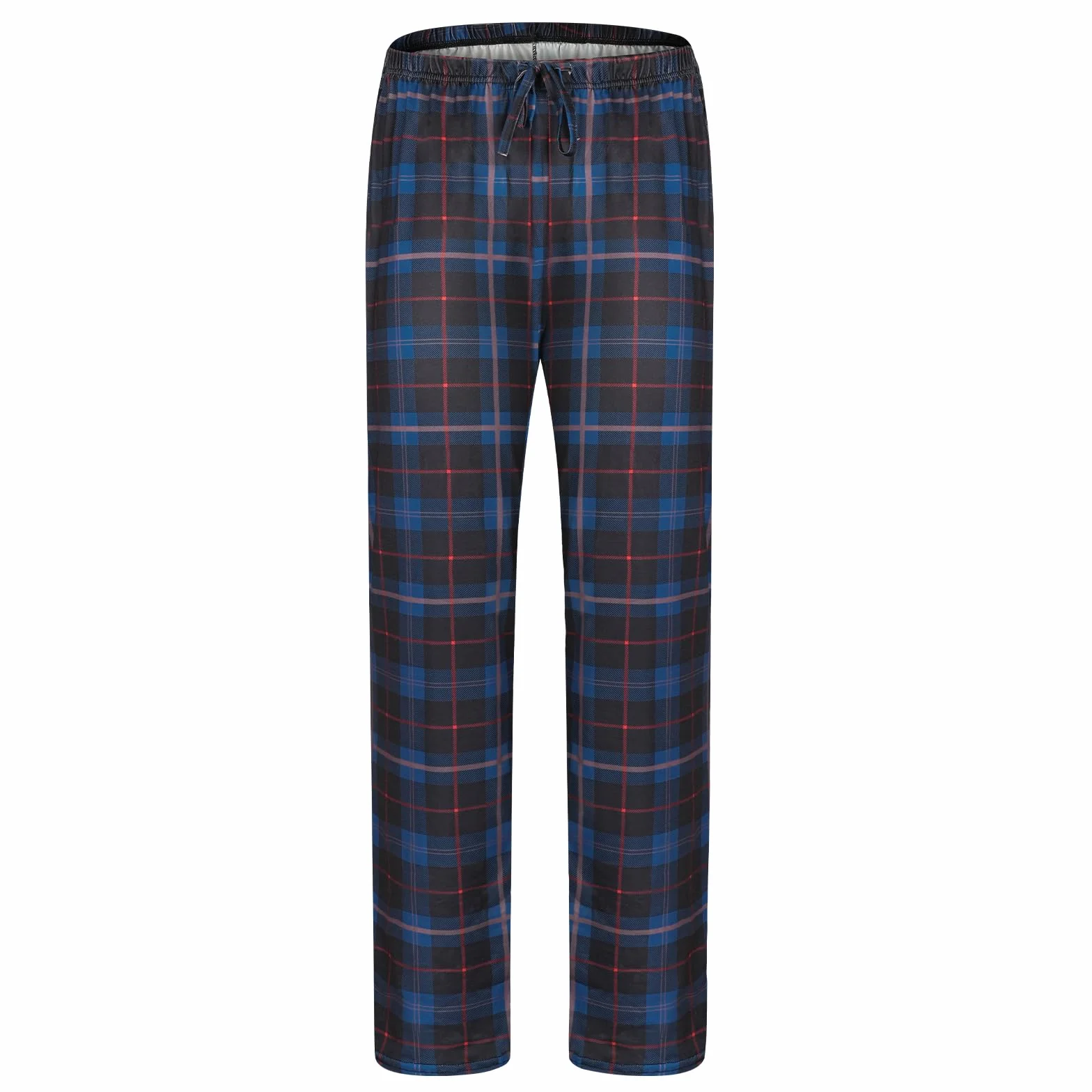 AUYAO Pijama Hombre Pantalones con Bolsillos Largos Otoño Invierno