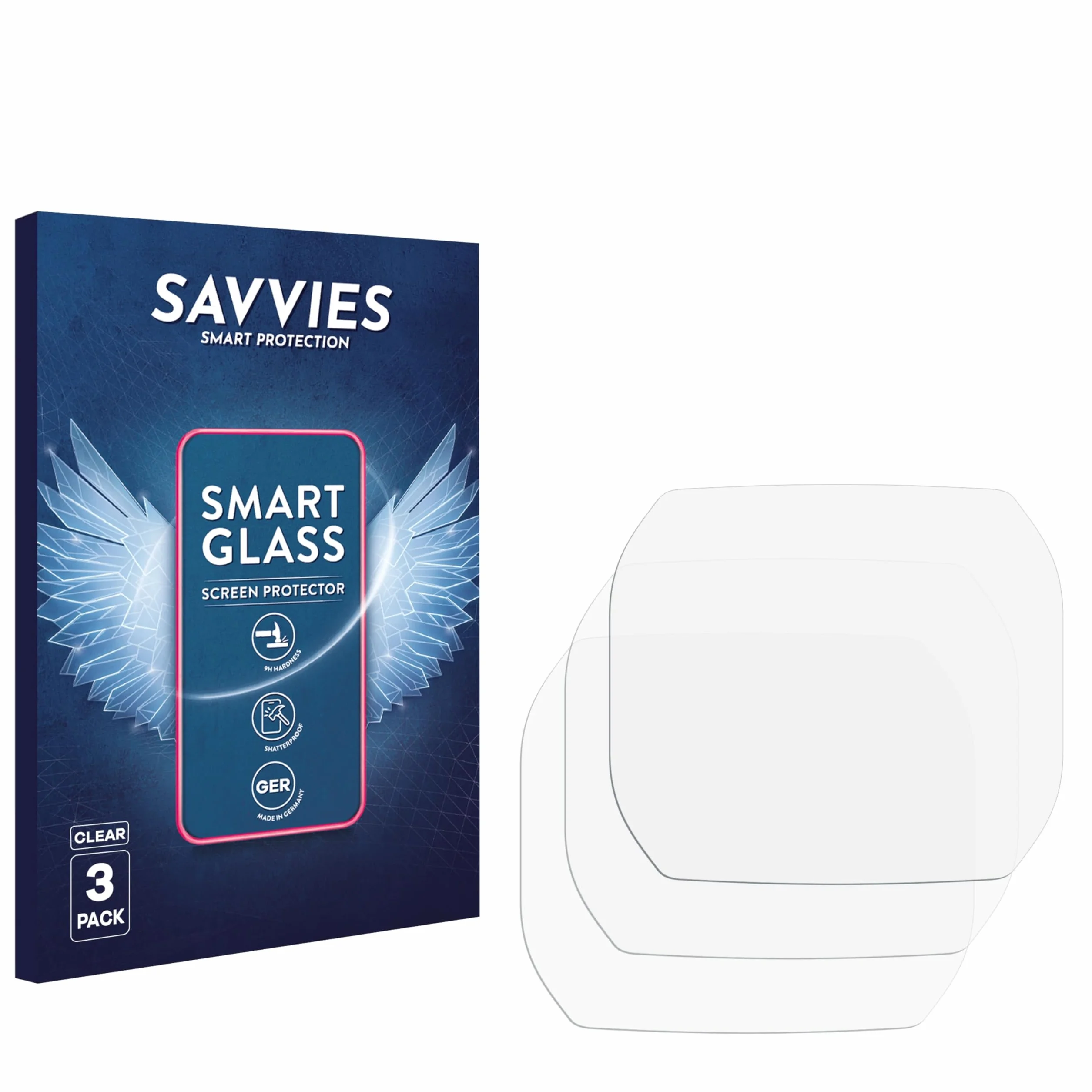Savvies 3 Unidades Protector Pantalla Cristal para Casio A168WEGG-1BEF 9H Vidrio Templado
