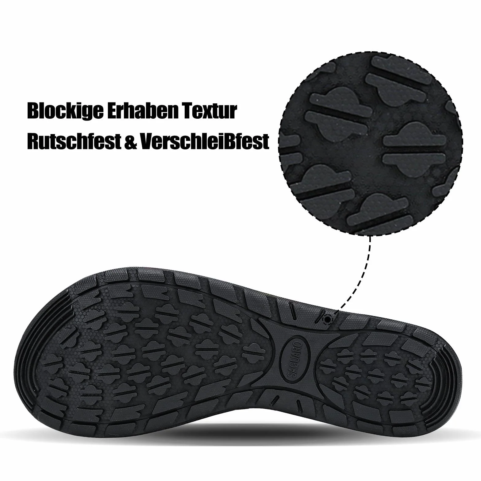 SAGUARO Escarpines Hombre Mujer Zapatillas de Agua Secado Rápido Antideslizantes Calzado Natación Surf Piscina Gr.36-47 EU