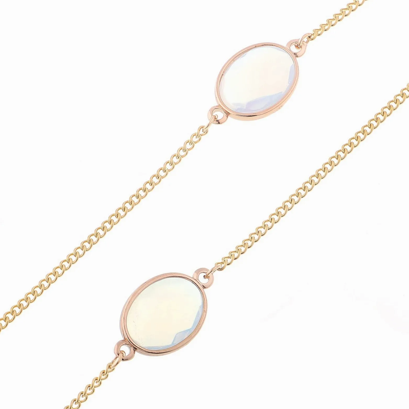 HOOENG Cadenas de anteojos for Mujer, retenedor de Gafas de Metal con Cuentas, Correas de Gafas de Sol a la Moda, retenedor de Gafas