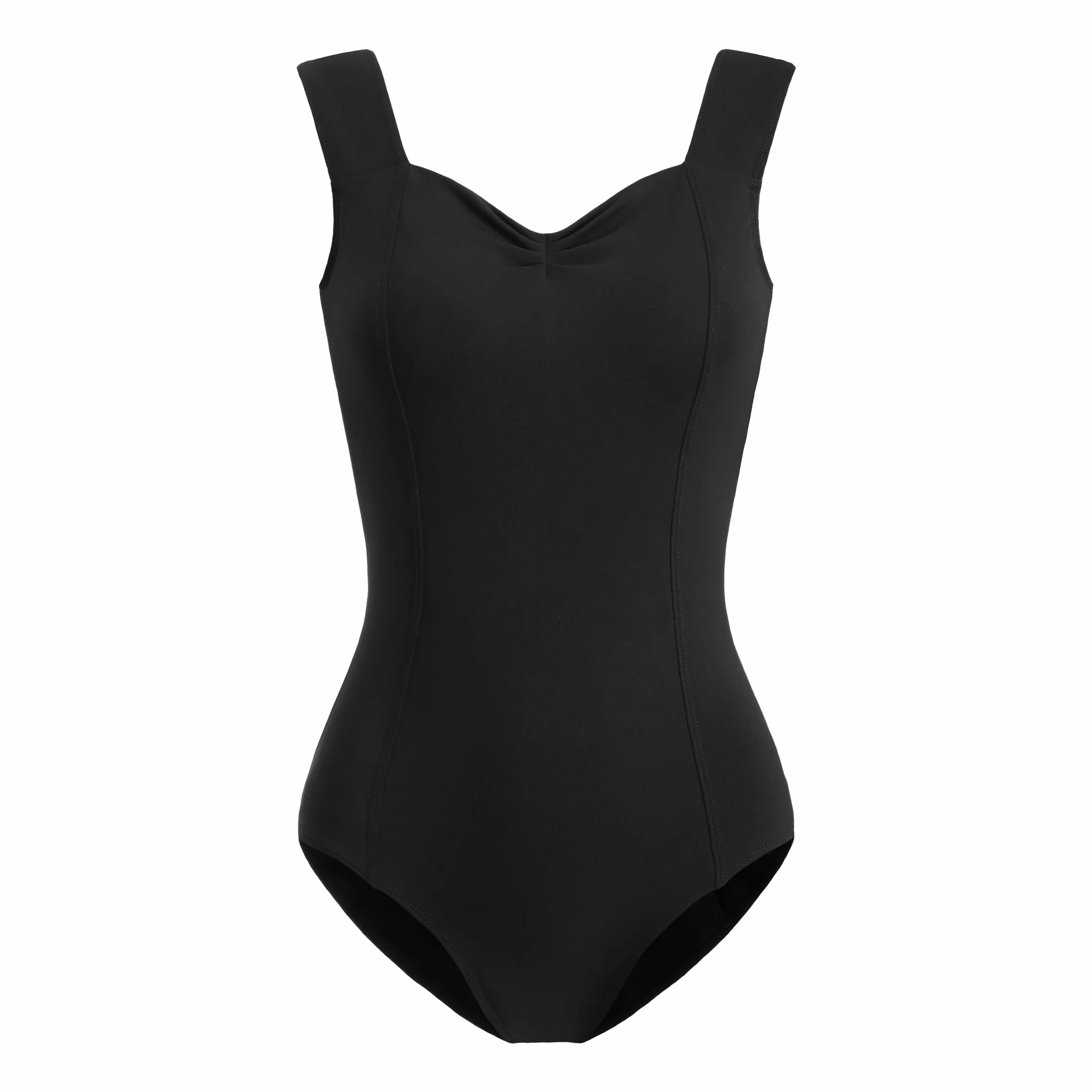 HROYL Mujer Maillot de Danza Leotardo con Tirantes Anchos Chaleco para Baile Gimnasia