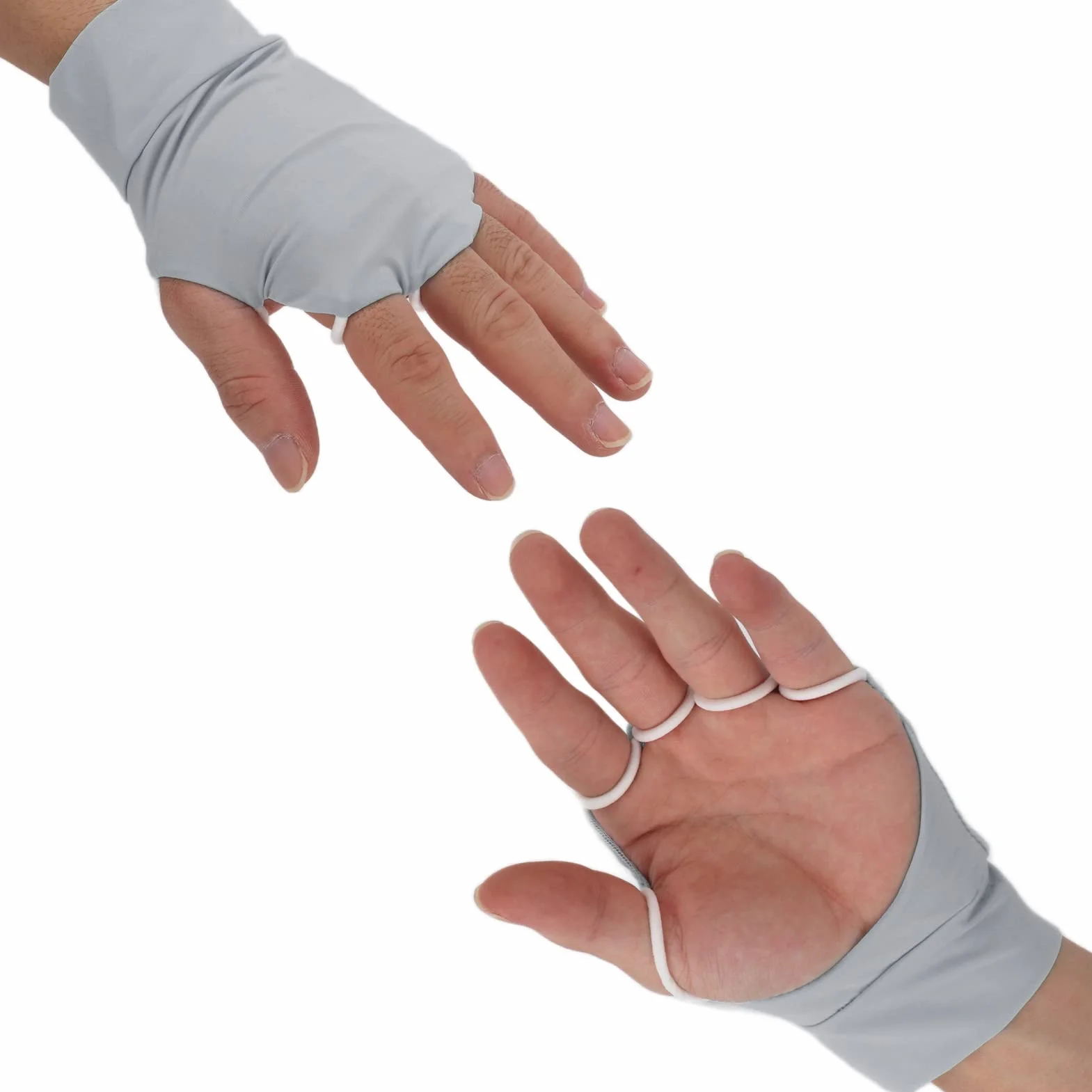 Guantes de Medio Dedo con Protección UV Sunsceen para Exteriores Hombres Mujeres