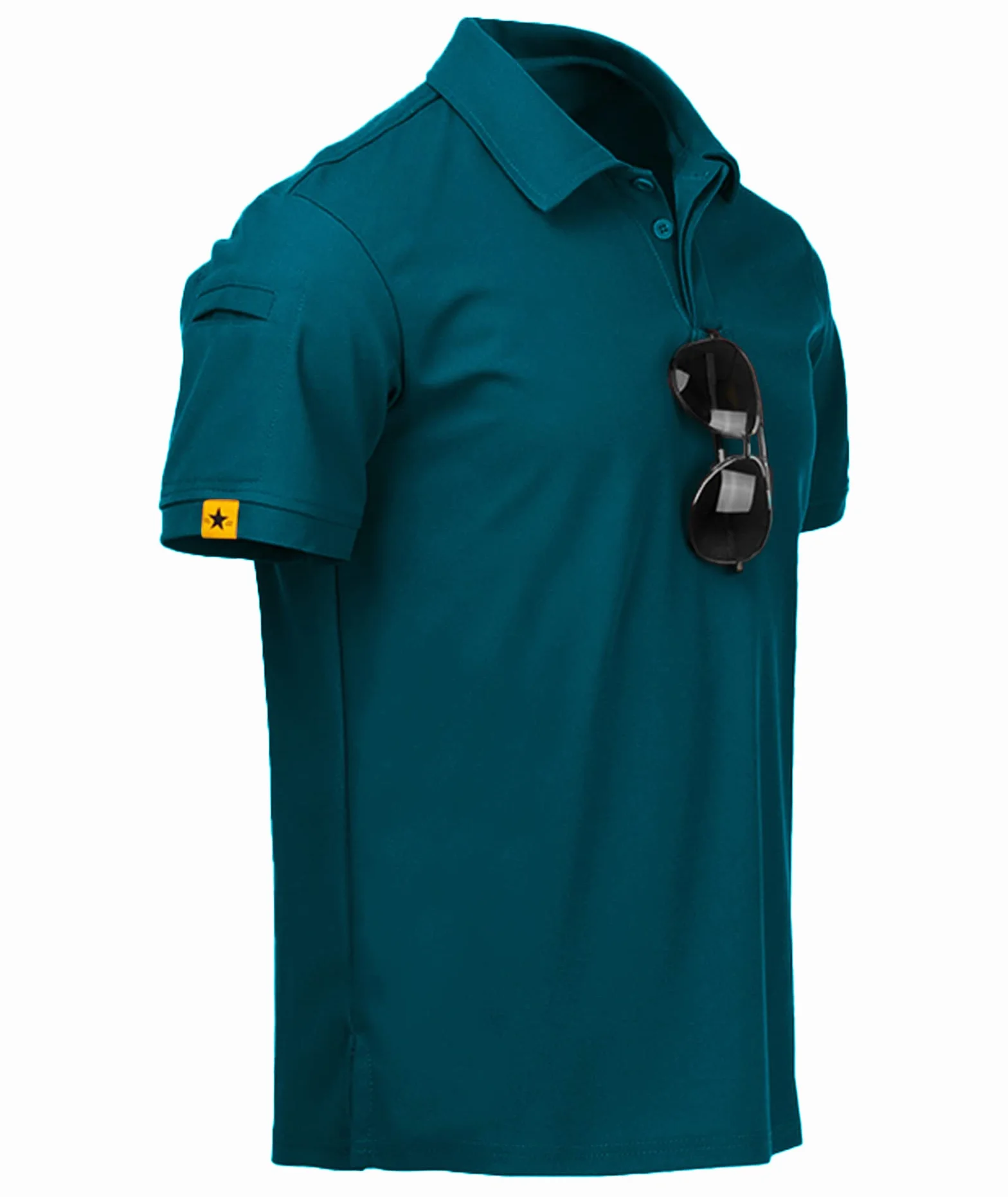 ZITY Camiseta Polo Hombre Manga Corta Secado Rápido Transpirable Regular Fit Golf