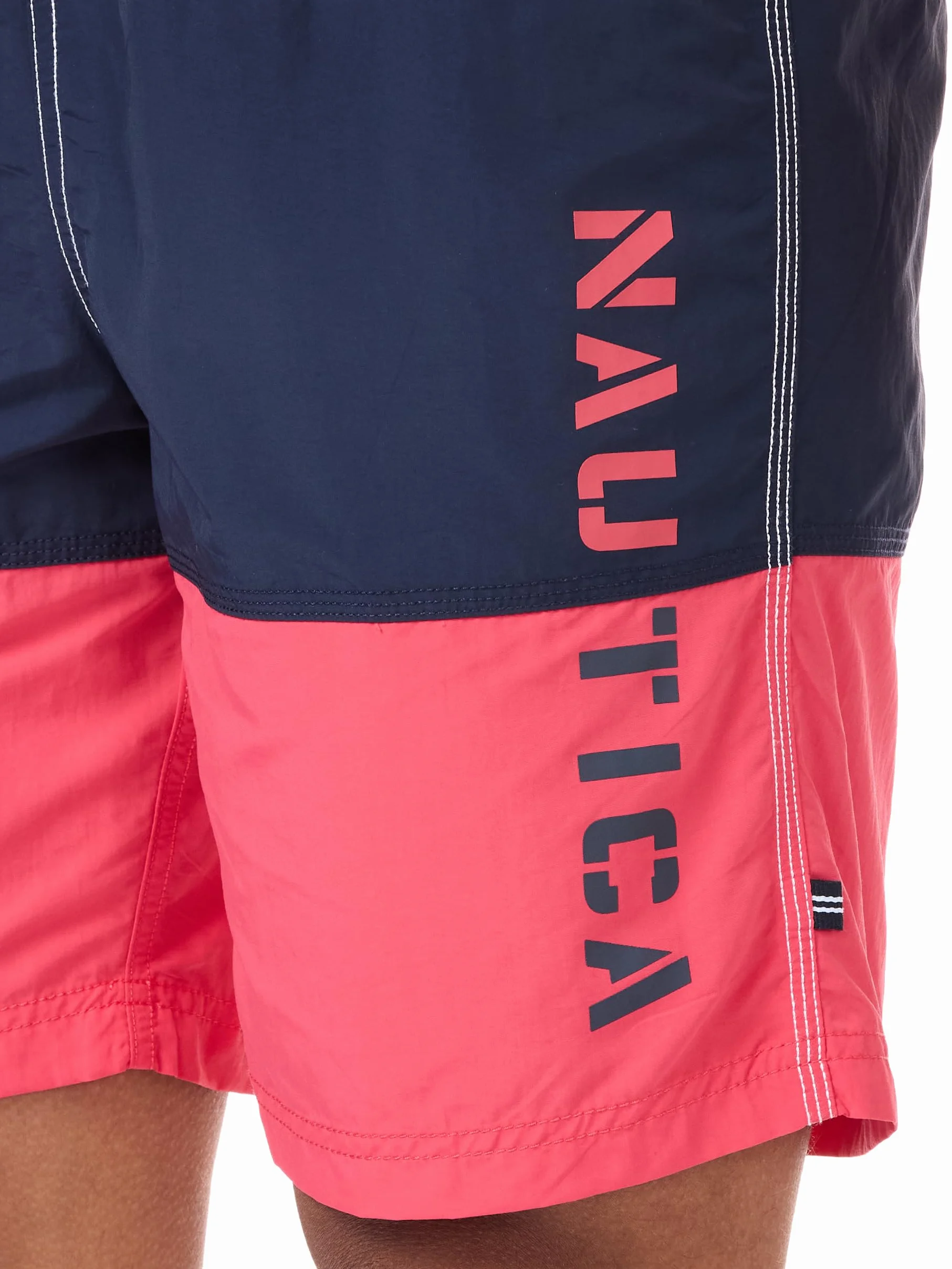 Nautica Bañador de Secado Rápido para Hombre con Logotipo Clásico