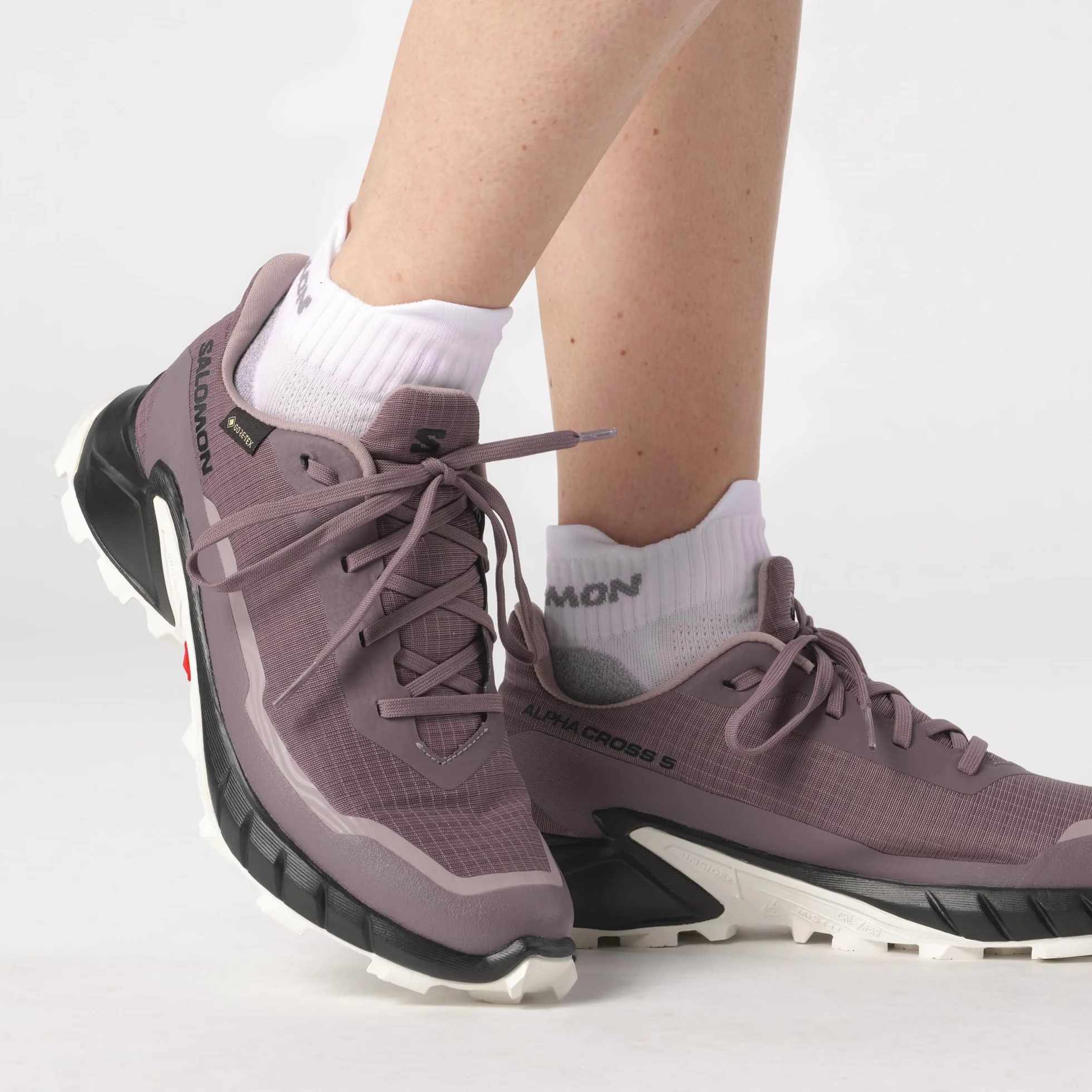 Salomon ALPHACROSS 5 Gore-Tex Zapatillas de Senderismo Mujer