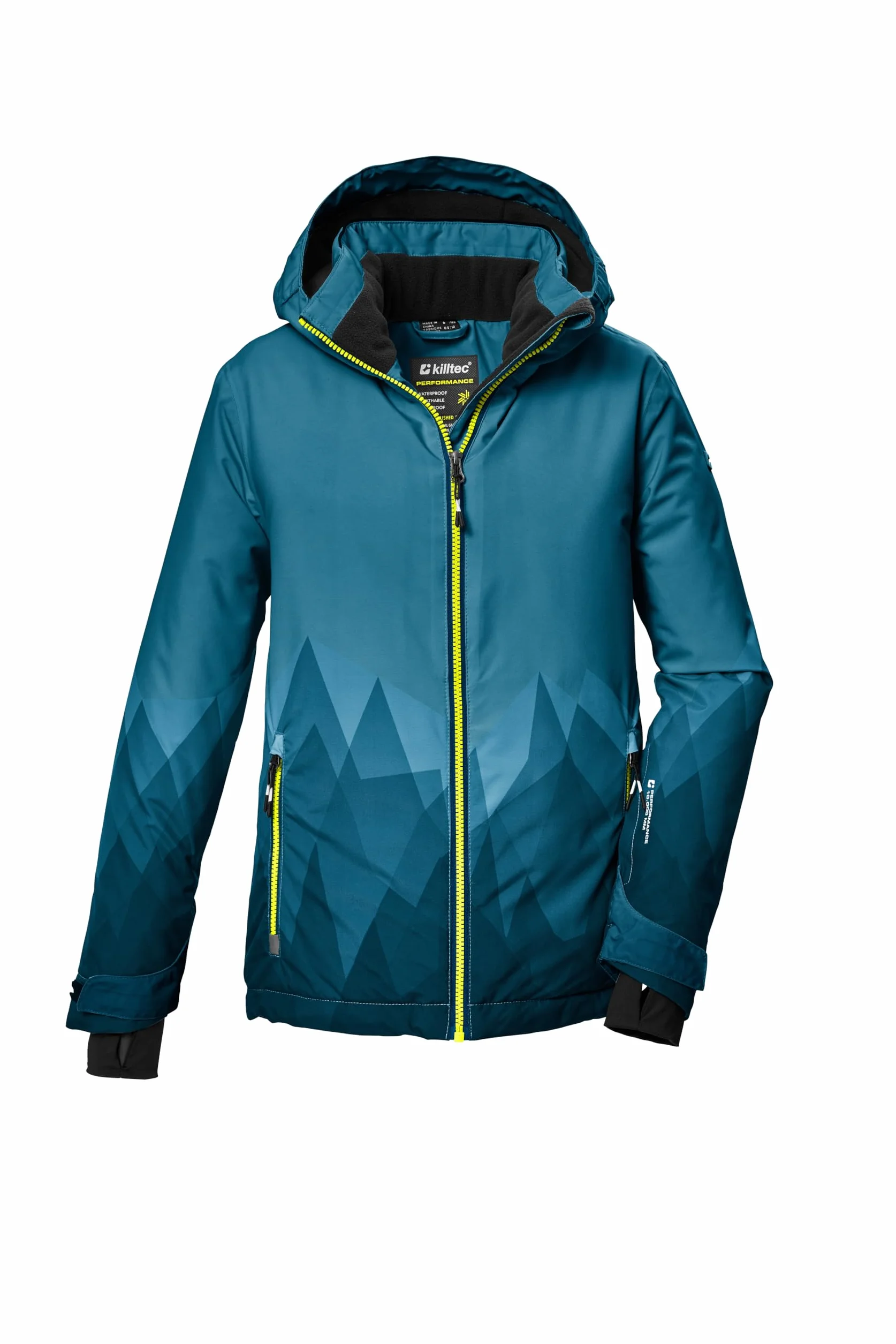 Killtec KSW 383 Bys Ski Jacket Chaqueta de esquí funcional con capucha y paranieves Niños