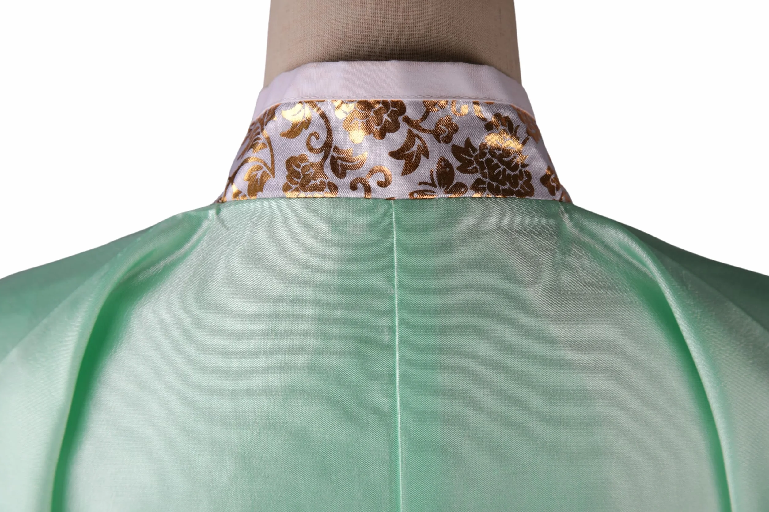 Hanbok tradicional coreano para mujer, vestido de manga larga con bordados florales
