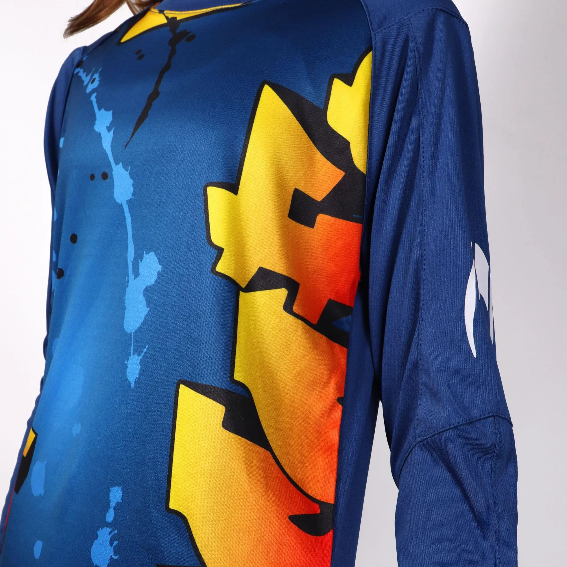 HO Soccer Graffiti Daring Blue Camiseta Unisex niños