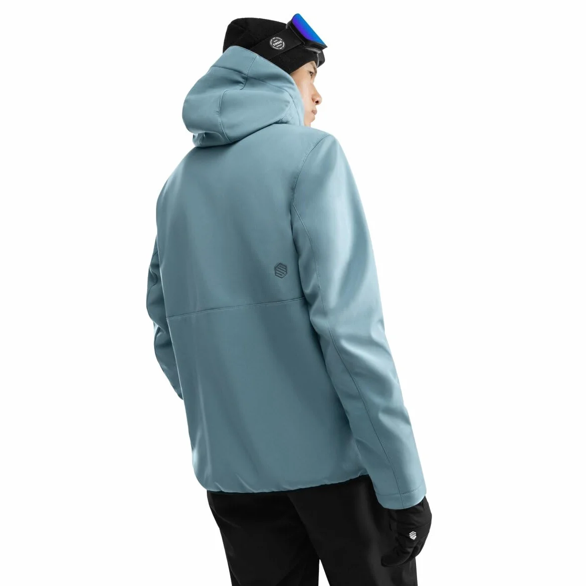 SIROKO Chaqueta Esquí Hombre Impermeable Térmica Cremallera