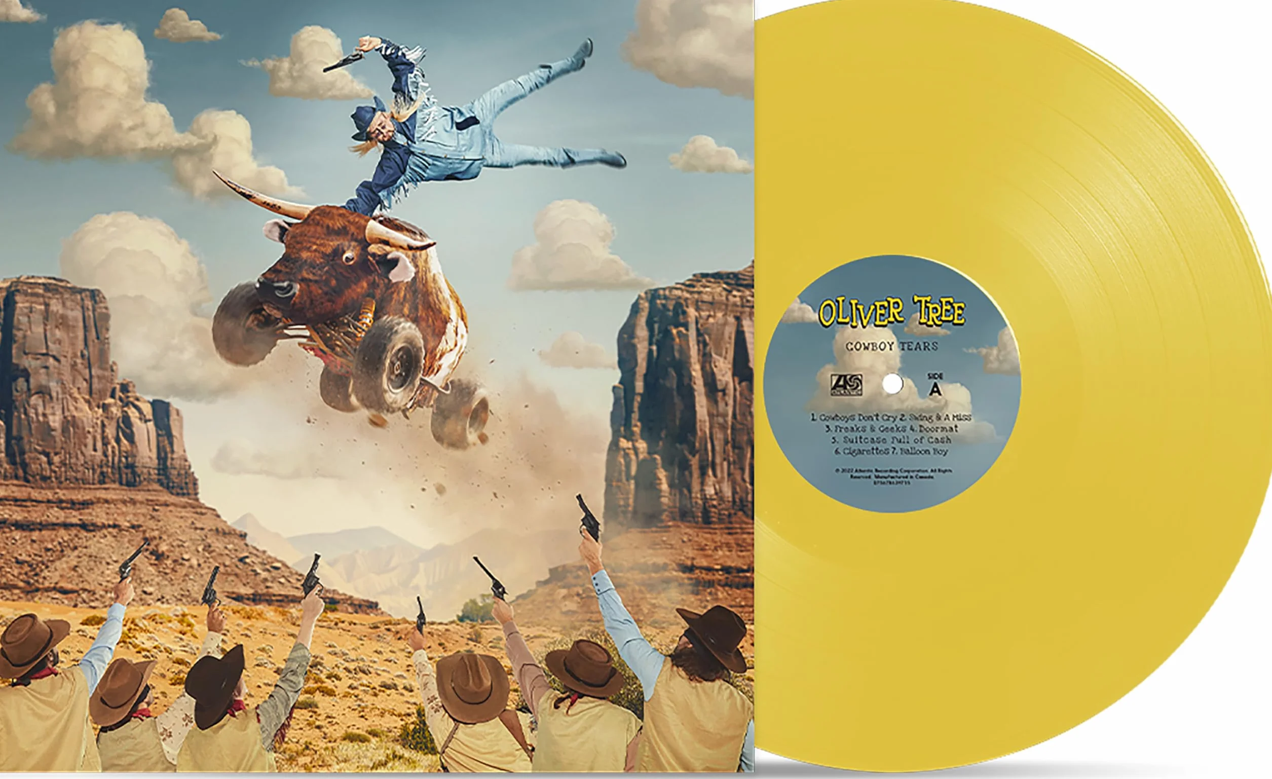 Oliver Tree Cowboy Tears LP Amarillo Vinyl