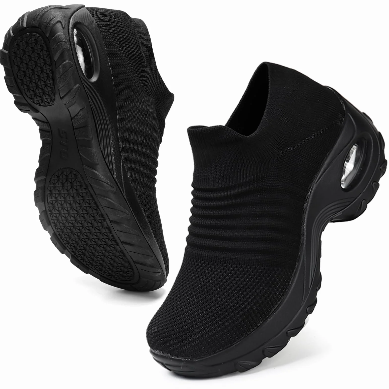 HKR Zapatillas deportivas para mujer con espuma viscoelástica para caminar