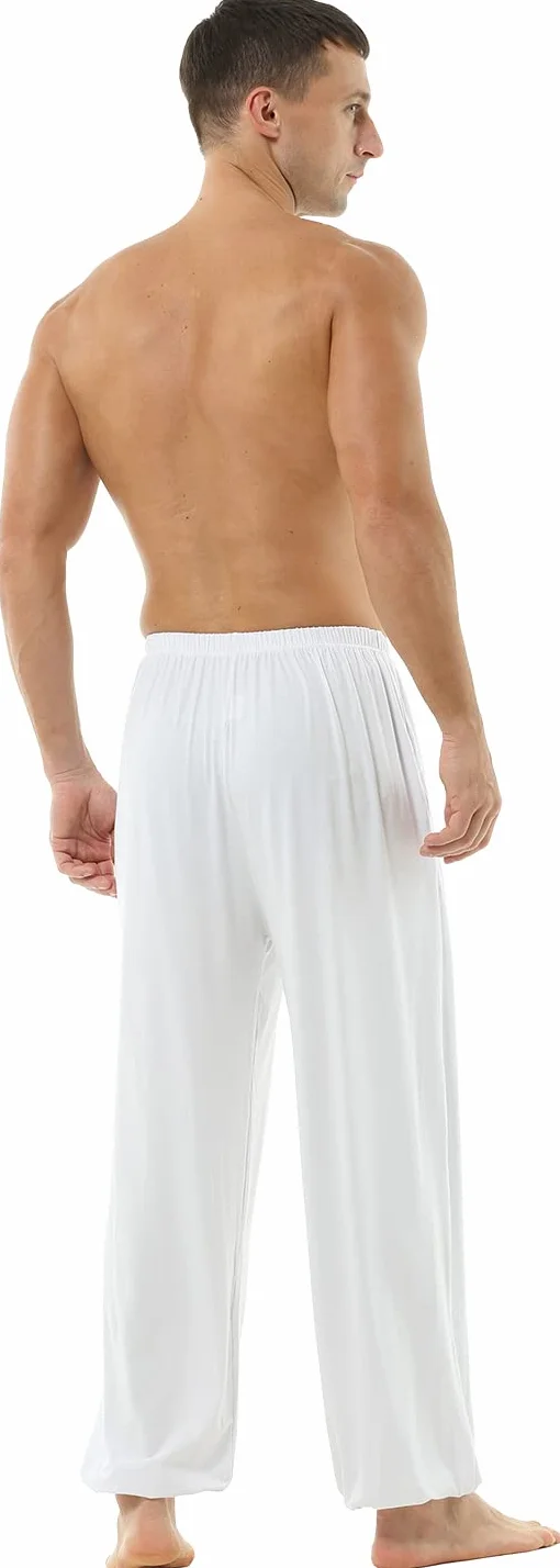 HOEREV Super Soft Modal Spandex Harem Yoga Pilates Pants