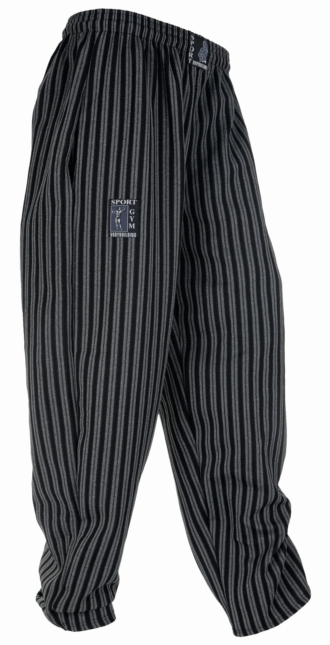 Generisch Pantalones de Culturismo Gris S-XXXL