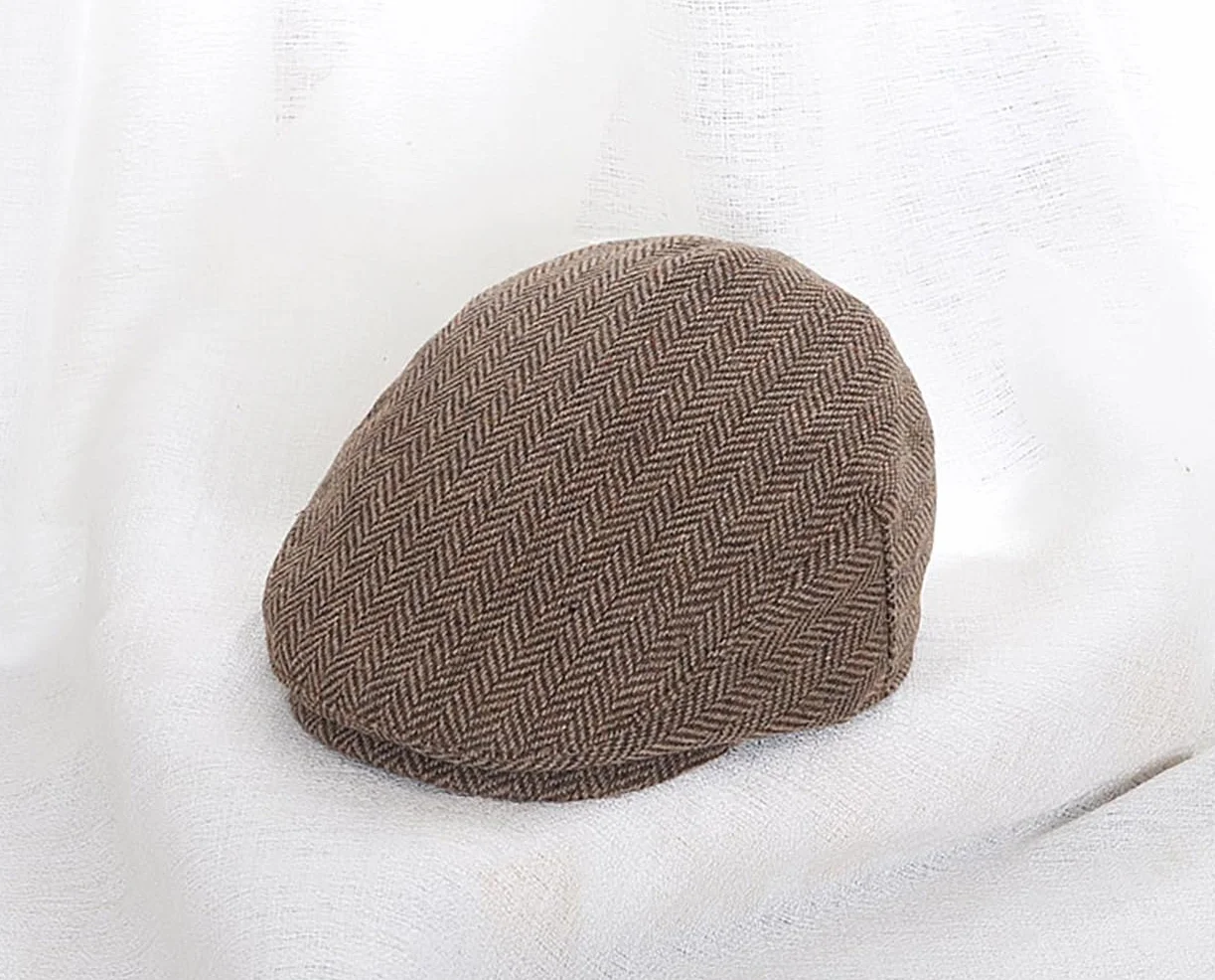 YAMEE Gorro Boina Niños Lana Mezclada Suave Transpirable Infantil Newsboy Otoño Invierno 1-10 Años