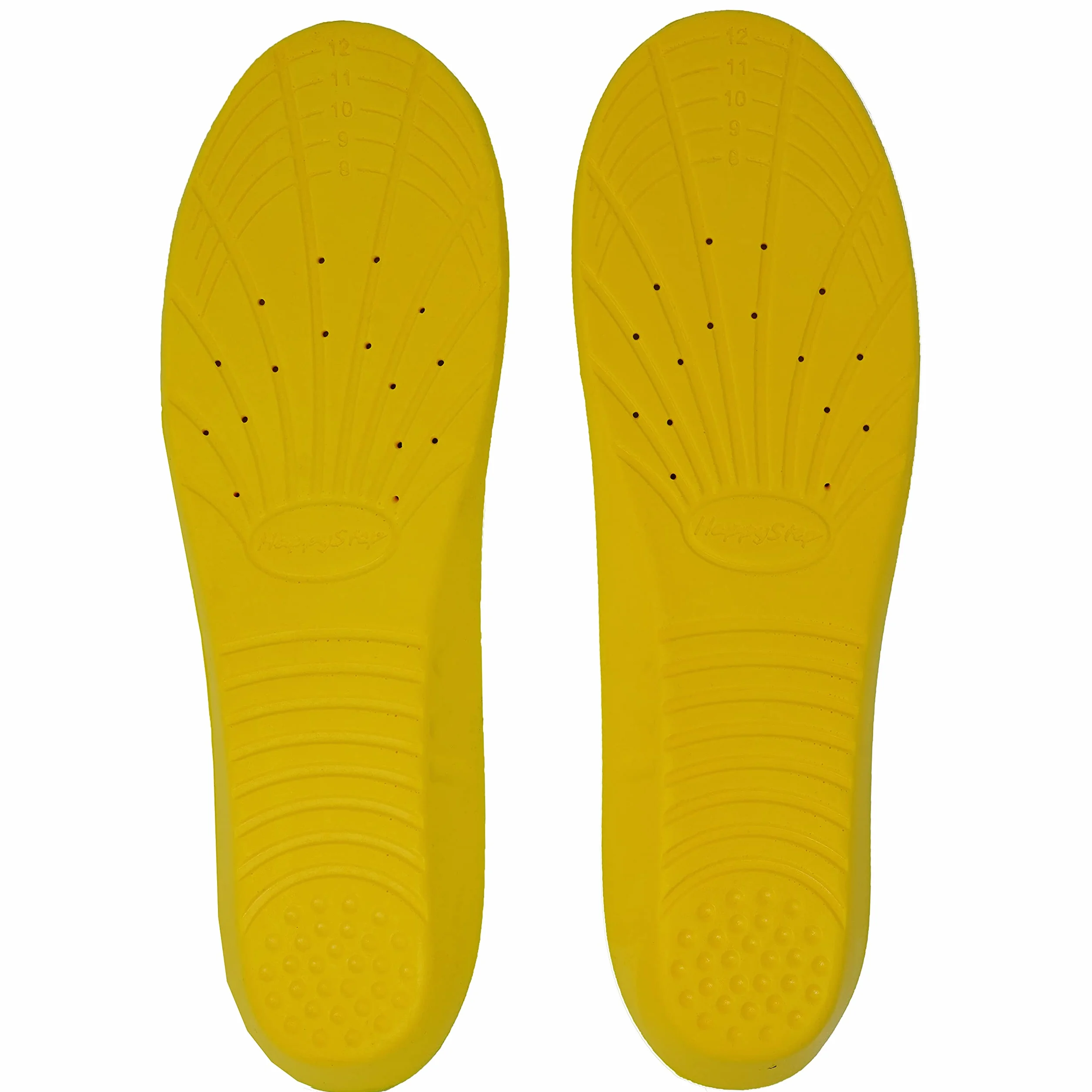Happystep Plantillas ortopédicas de espuma viscoelástica de poliuretano para zapatos
