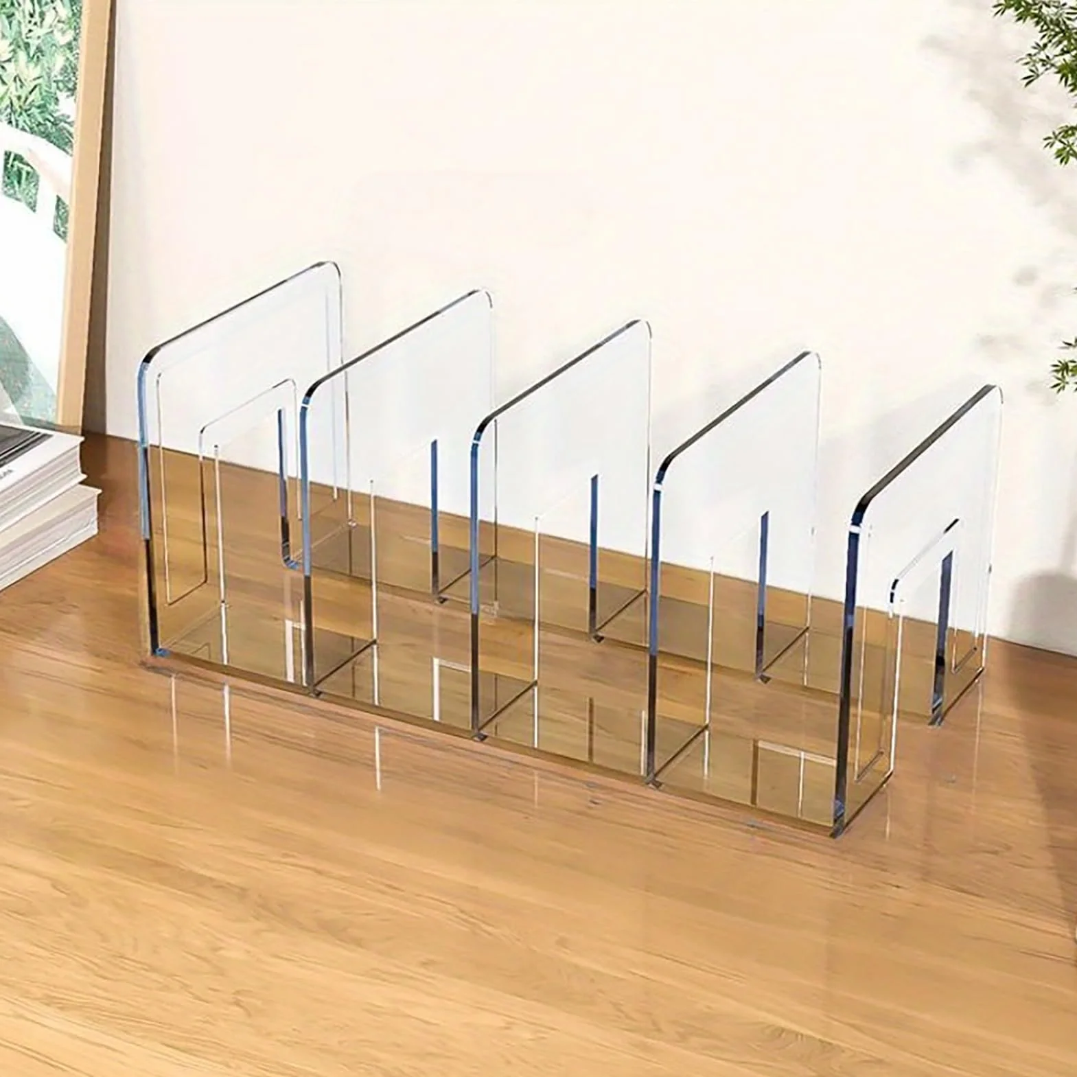 Separadores De Bolsos Transparente 4 Ranuras Organizador Armario 32 CM