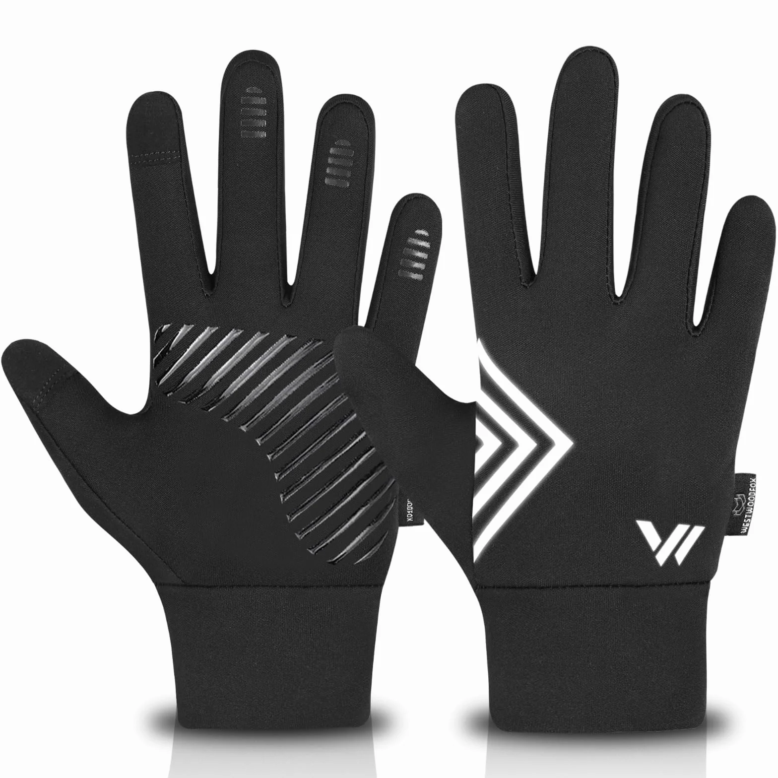 WESTWOOD FOX Guante Térmico para Pantalla Táctil Antidelizante para Niño Niña 4-12 Años