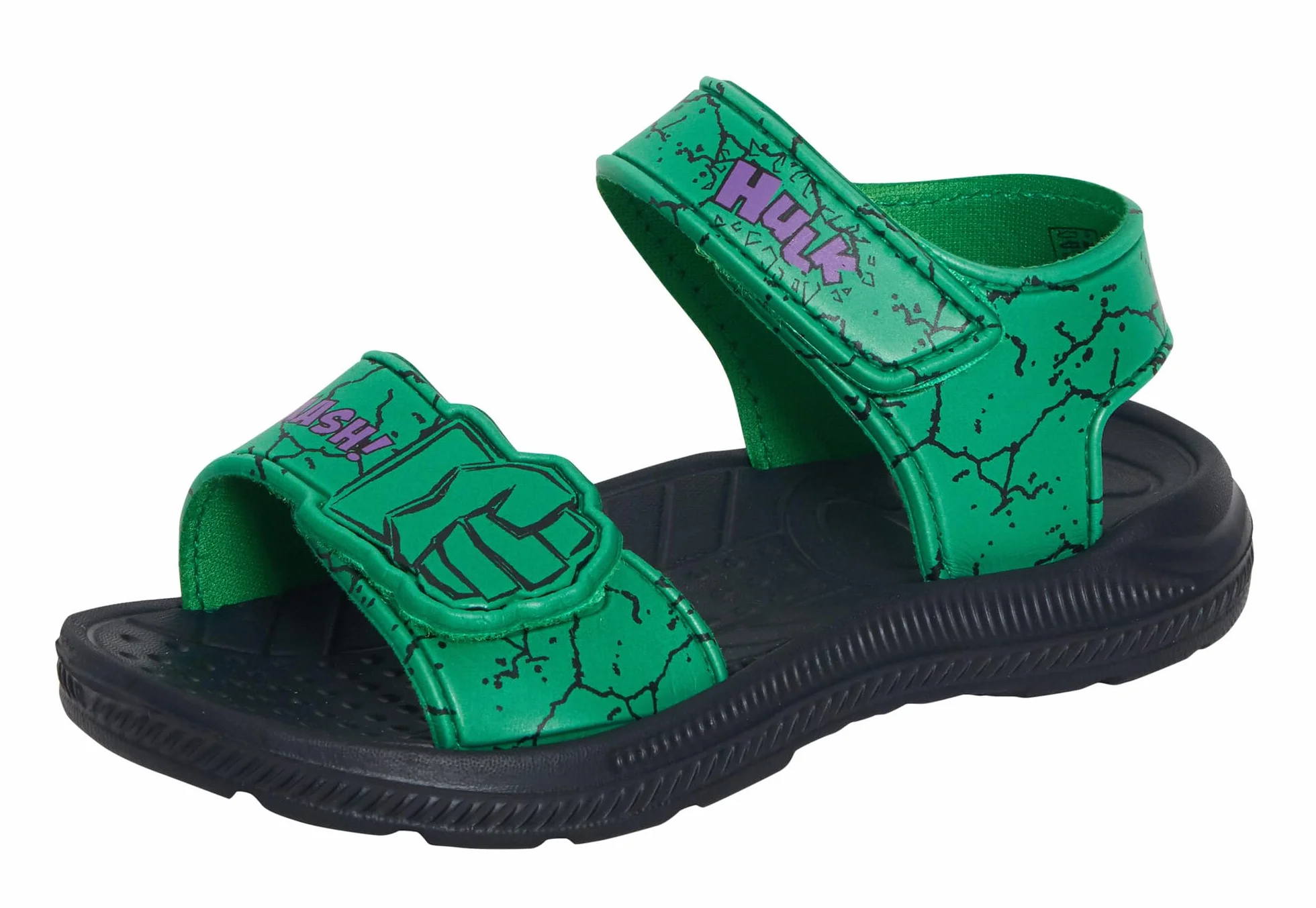 Marvel Incredible Hulk Sandals Boys Summer Sliders EVA Beach Shoes