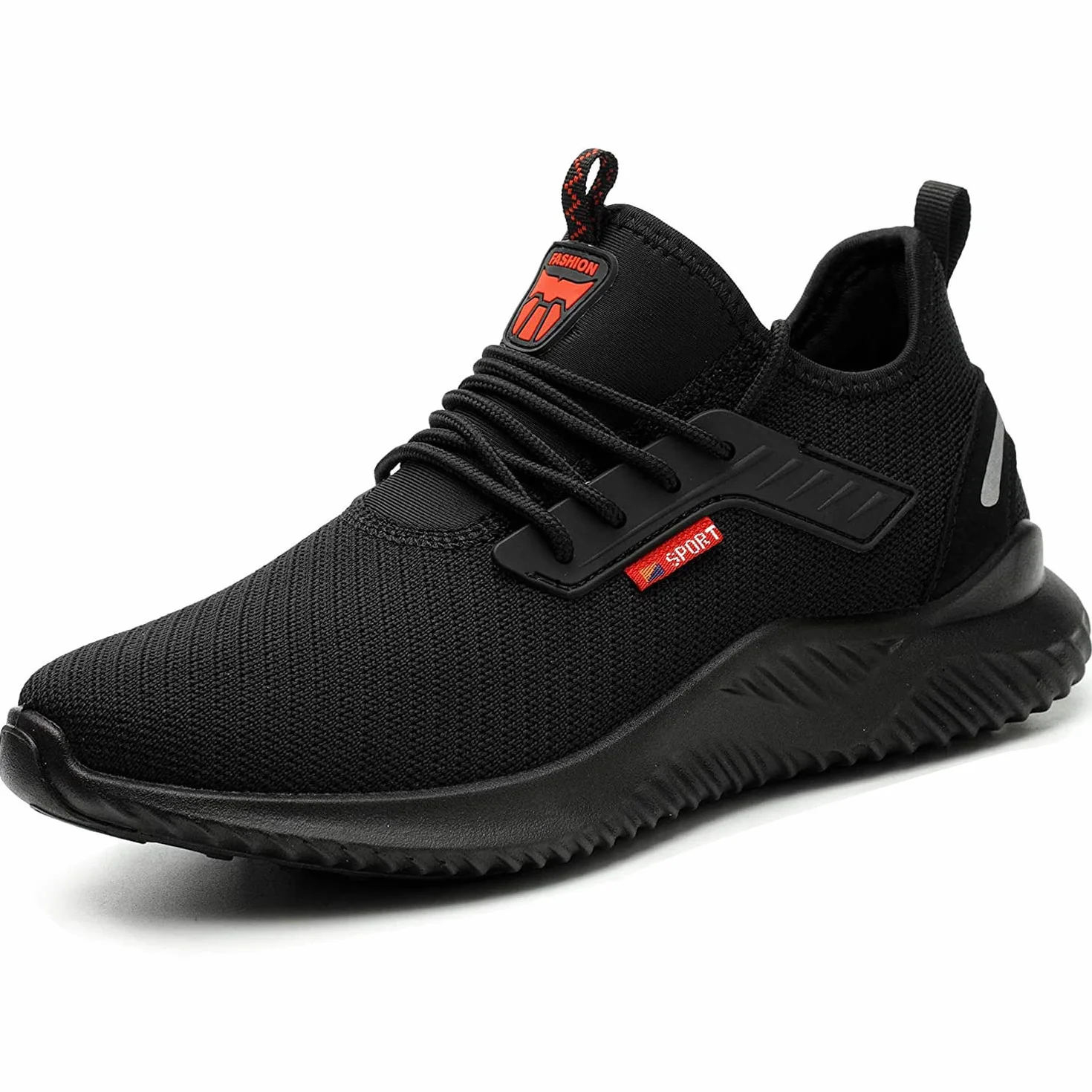 Calish Zapatos de Seguridad Hombre Mujer Puntera de Acero Antideslizantes Transpirables