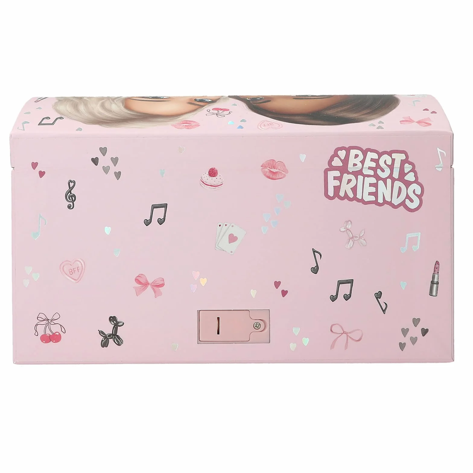 Depesche TOPModel My BFF Joyero Grande Rosa con Código Sonido Espejo