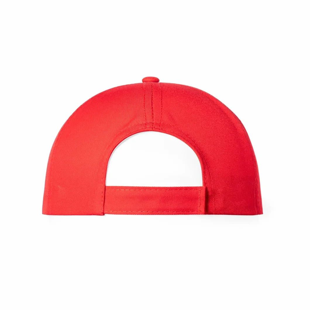 Gorra de niño 5 paneles poliéster RPET cierre ajustable ventilación bordada