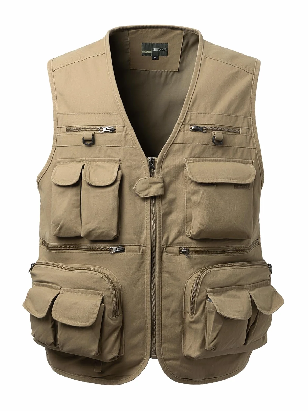 Chaleco da Pesca para Hombre Multibolsillos Chaleco de Caza Fotografo Chalecos Safari Trabajo